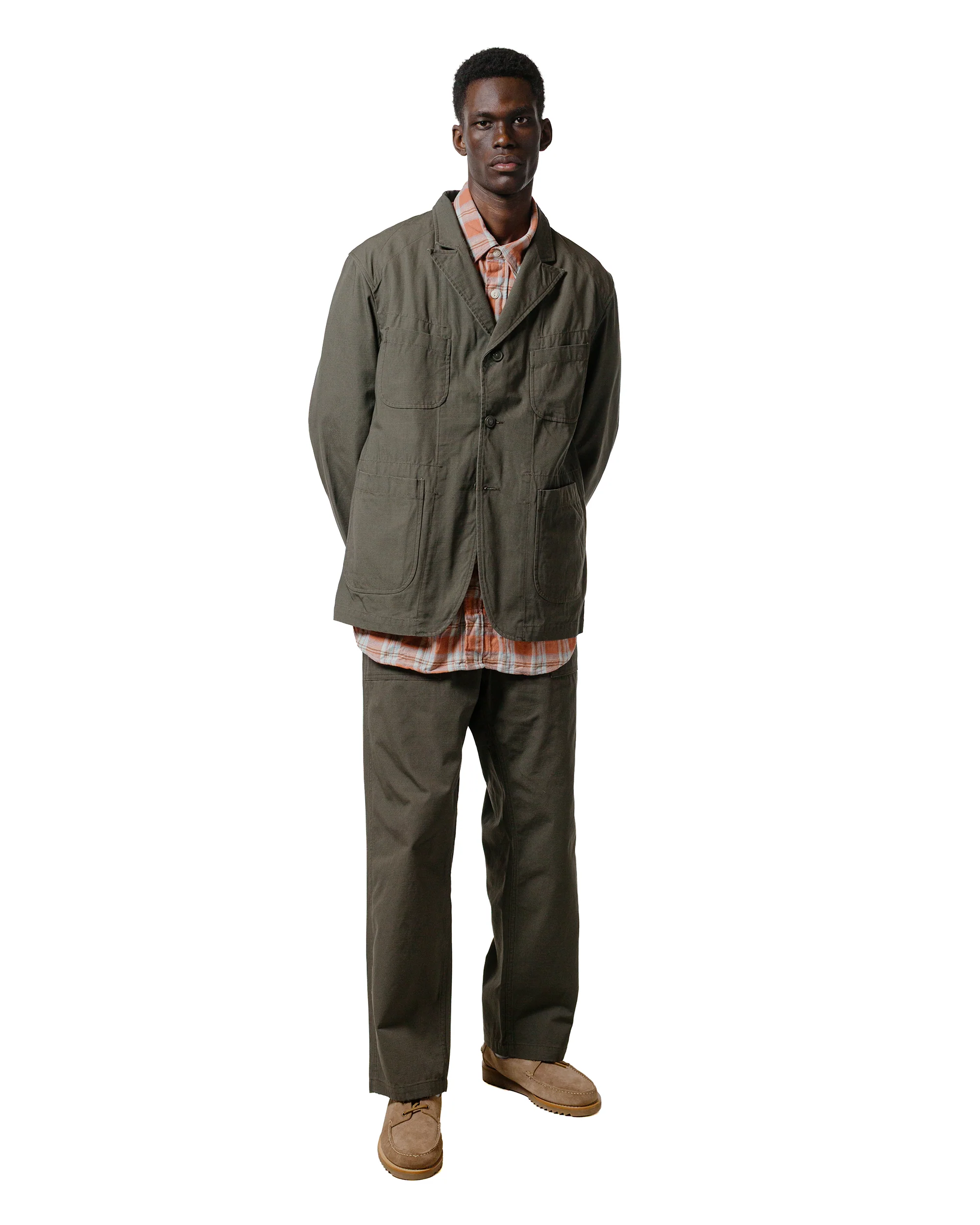 Engineered Garments Fatigue Pant Olive Heavyweight Cotton Ripstop - Image 4