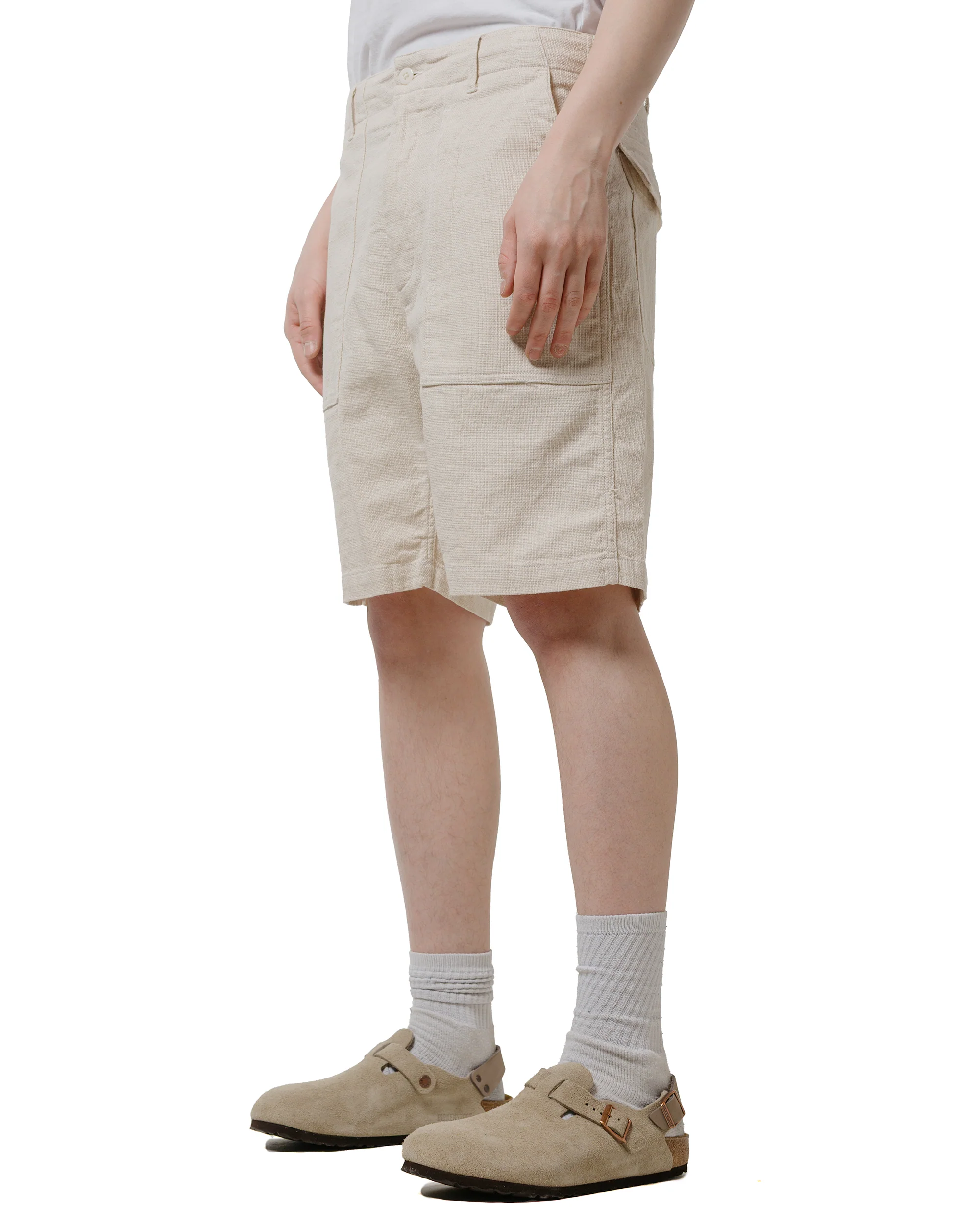Engineered Garments Fatigue Short Natural CL Java Cloth - Image 2