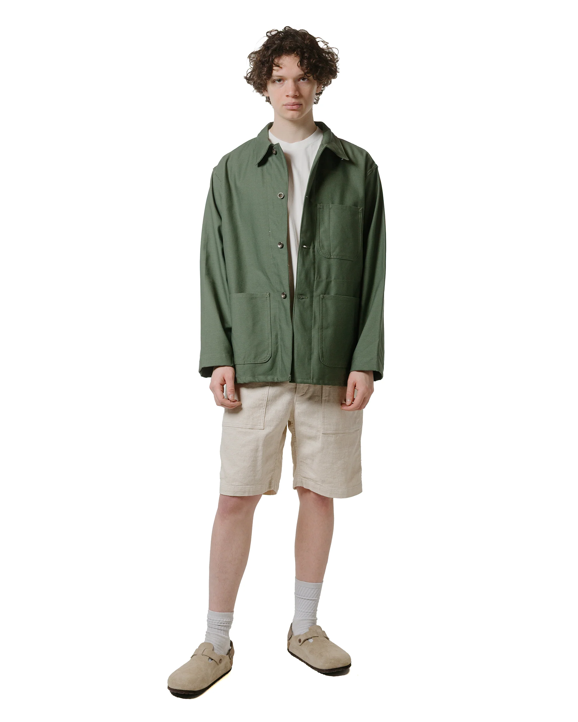 Engineered Garments Fatigue Short Natural CL Java Cloth - Image 4