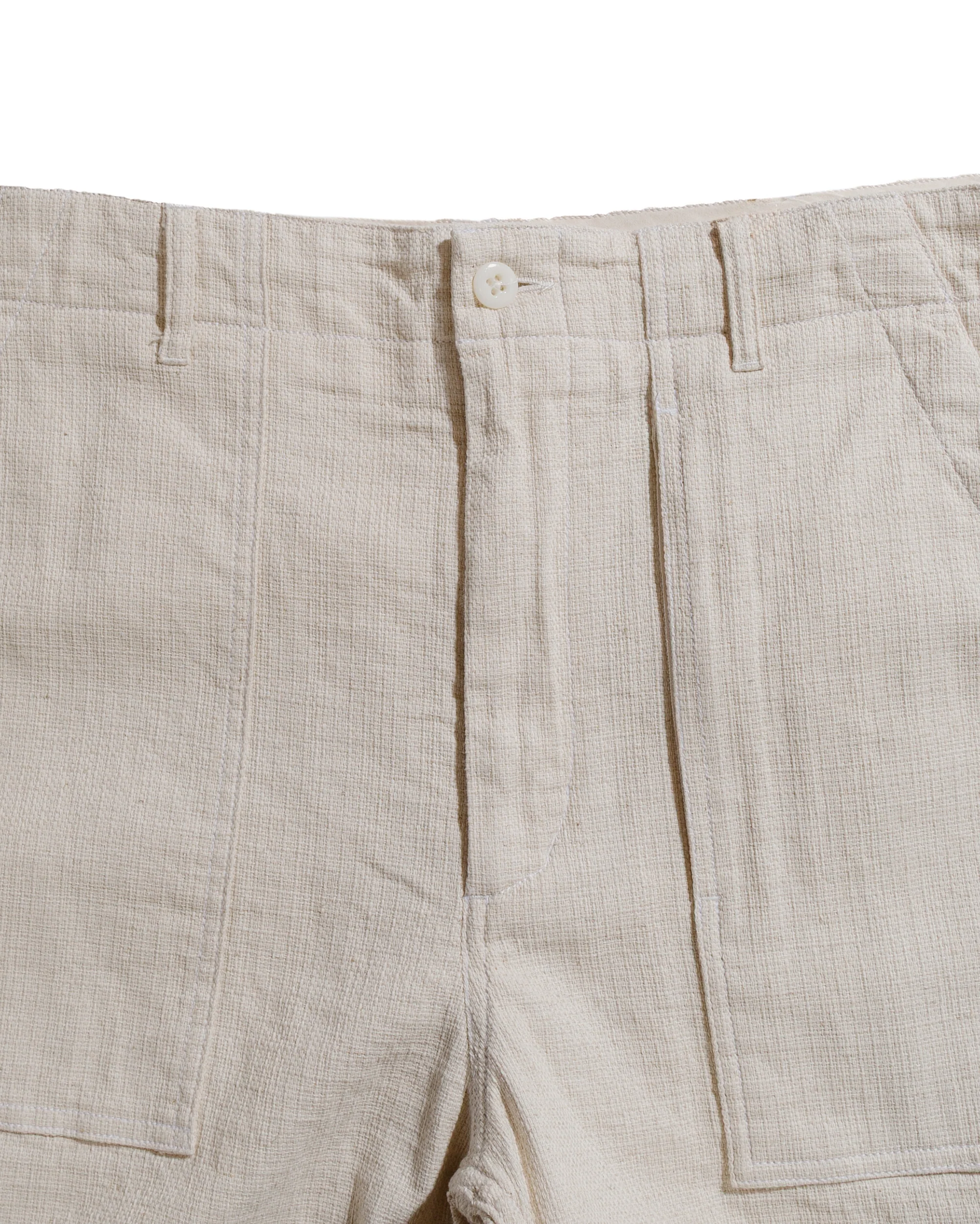 Engineered Garments Fatigue Short Natural CL Java Cloth - Image 5