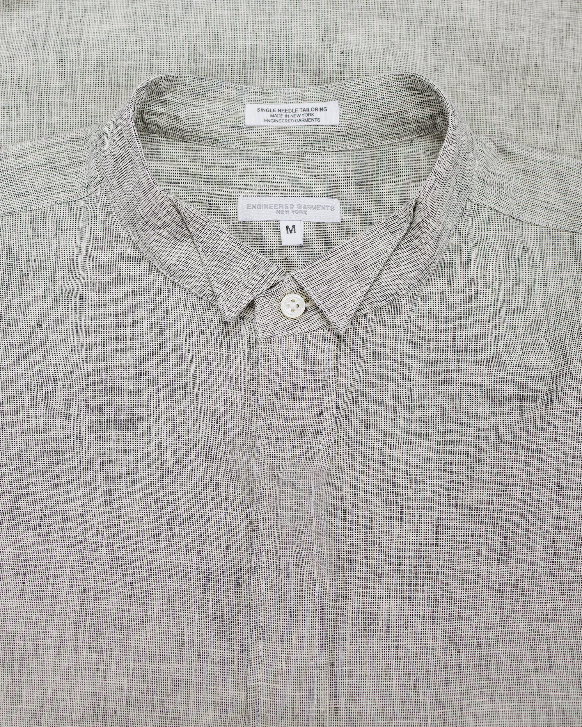 Engineered Garments Wing Collar Shirt H.Grey CL Melange - Image 5