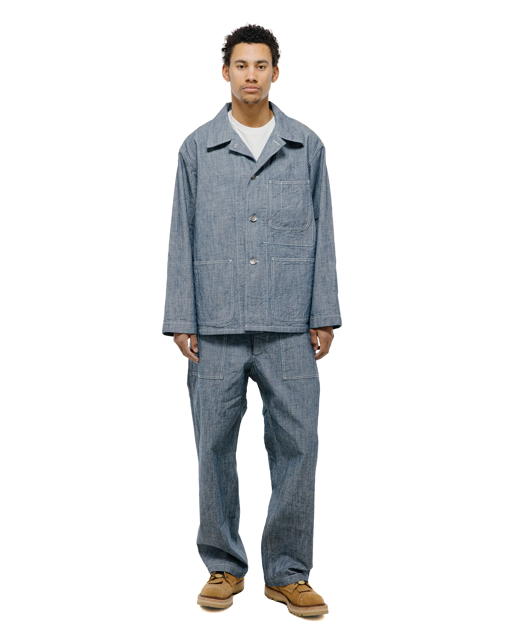 Engineered Garments Workaday Fatigue Pant Indigo 10oz Sea Canvas - Image 5