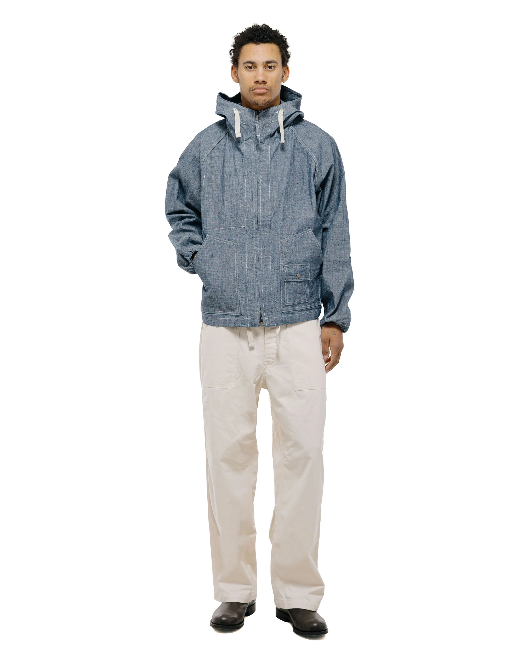 Engineered Garments Workaday Fatigue Pant Natural 7oz Cotton HB Twill - Image 5