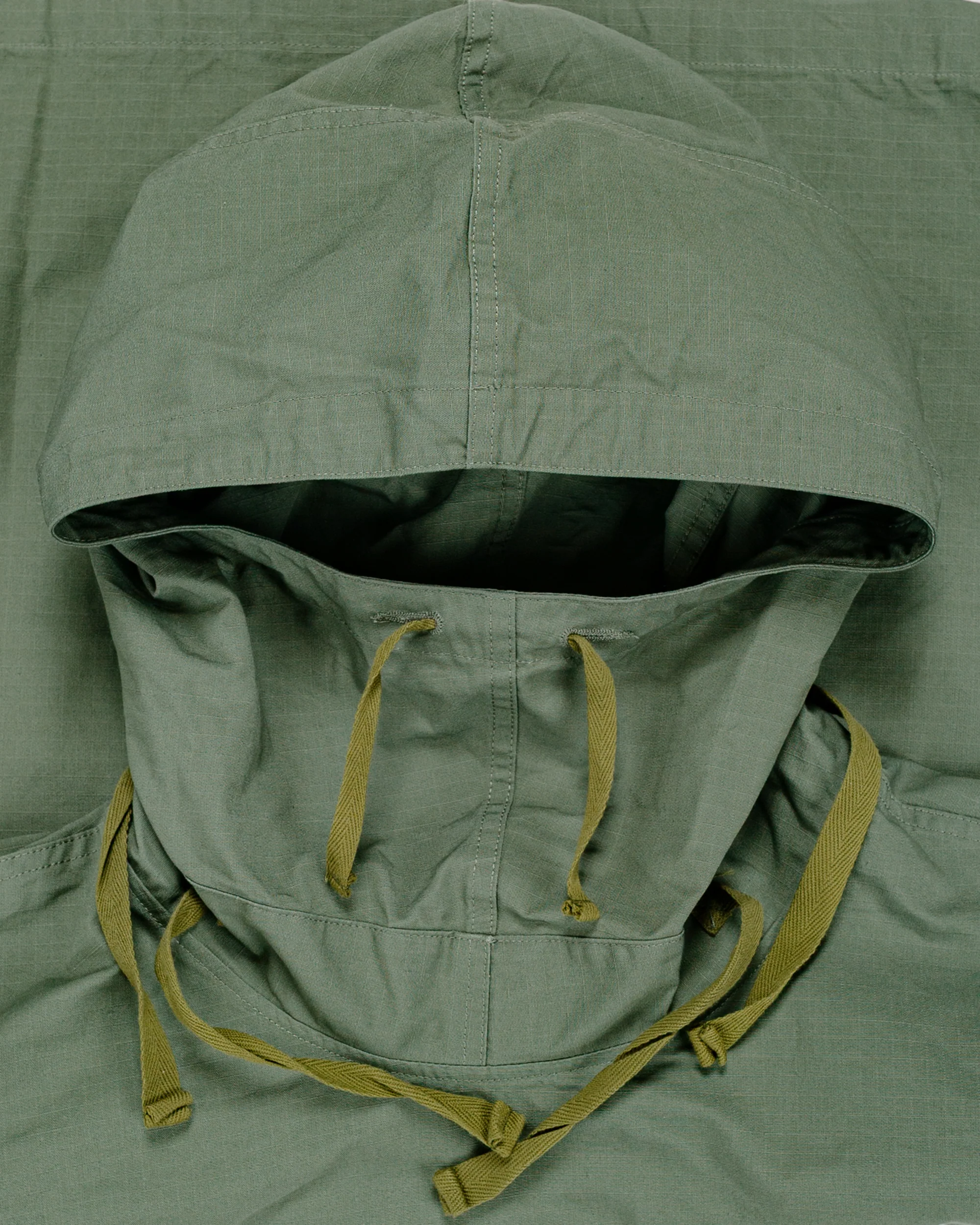 Engineered Garments Workaday Salvage Smock Olive Cotton Ripstop - Image 5
