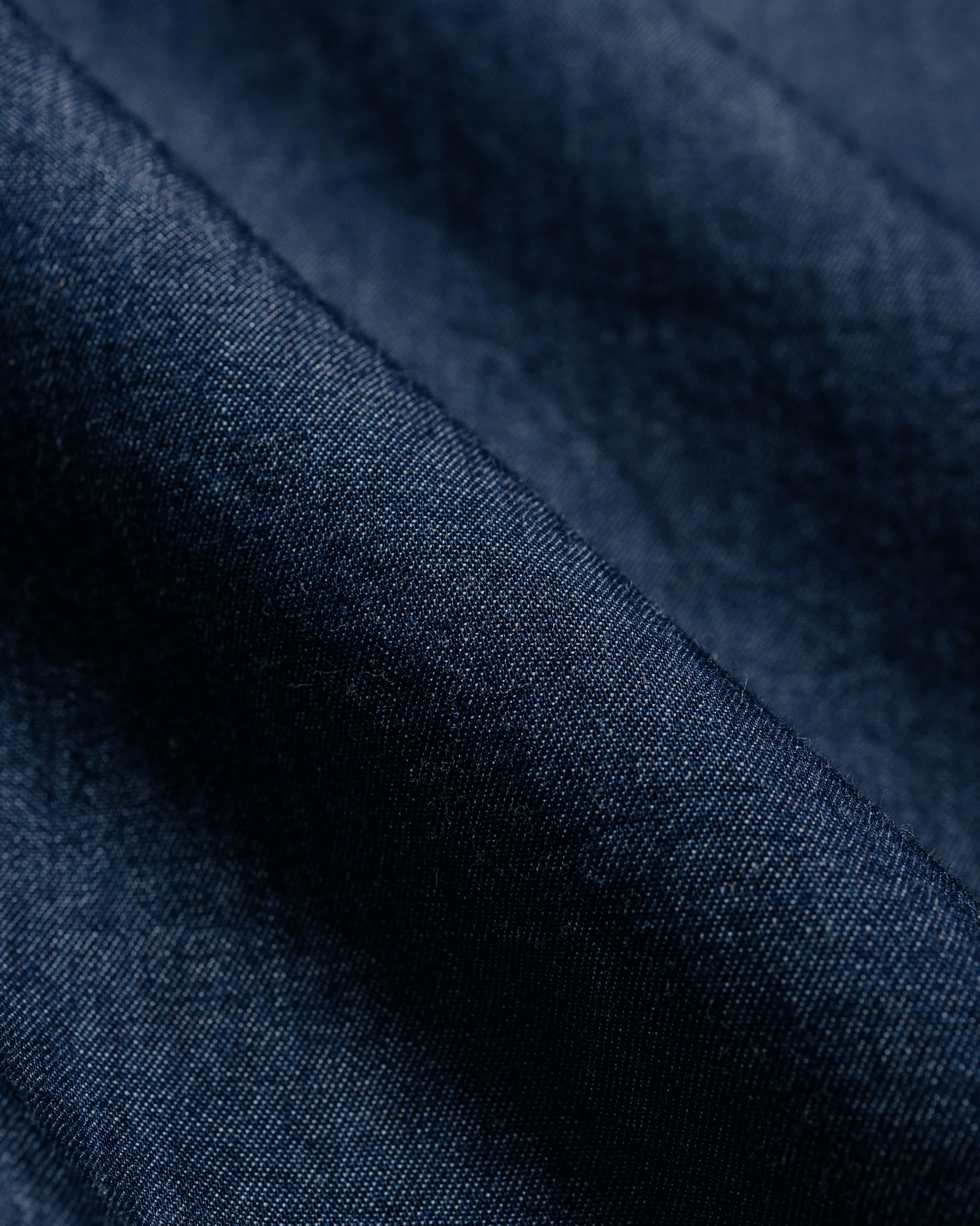 Engineered Garments Workaday Spinnaker Shirt Indigo 4.5oz Denim Shirting - Image 5