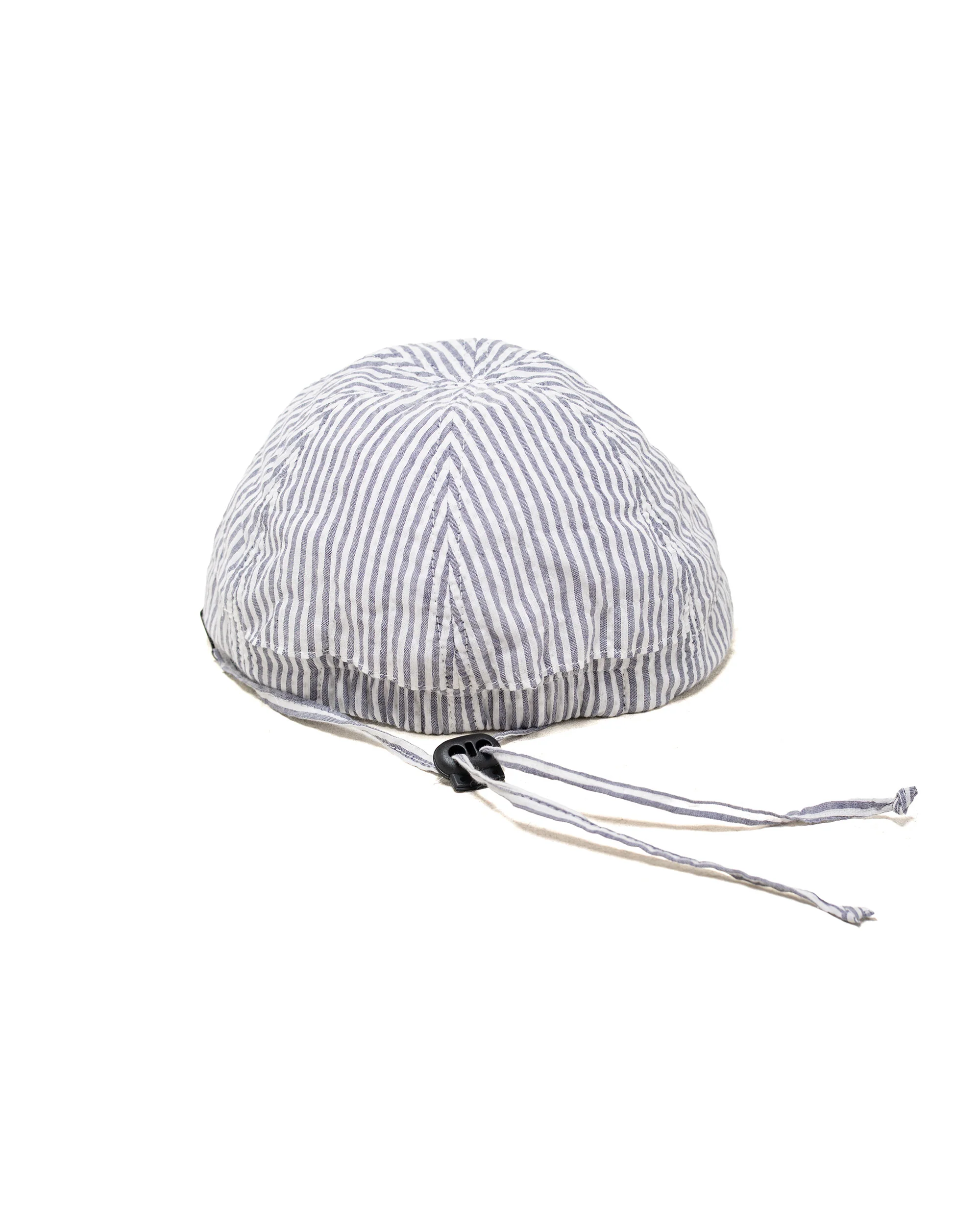 Found Feather Classic Corded Cap Cotton Yarn Dyed Sheeting Blue Stripe - Image 2