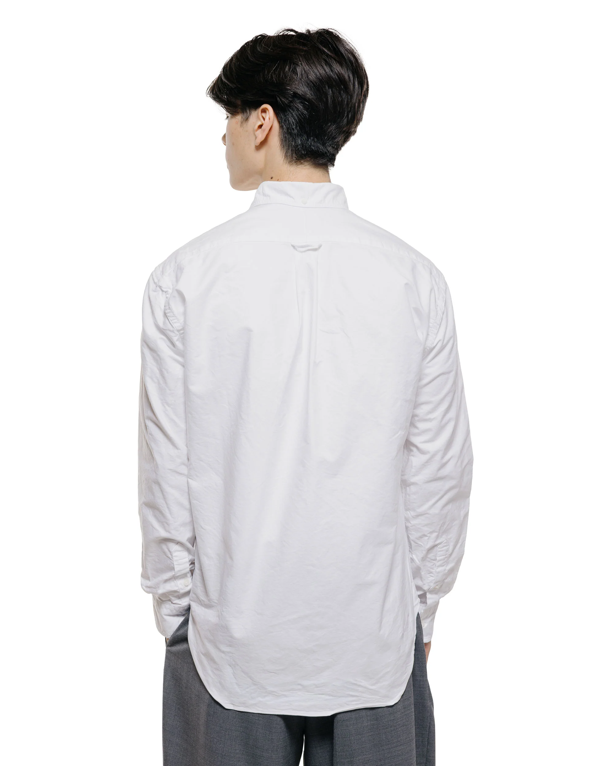 Gitman Vintage Bros. USA Woven 4.5oz White Poplin Shirt - Image 3