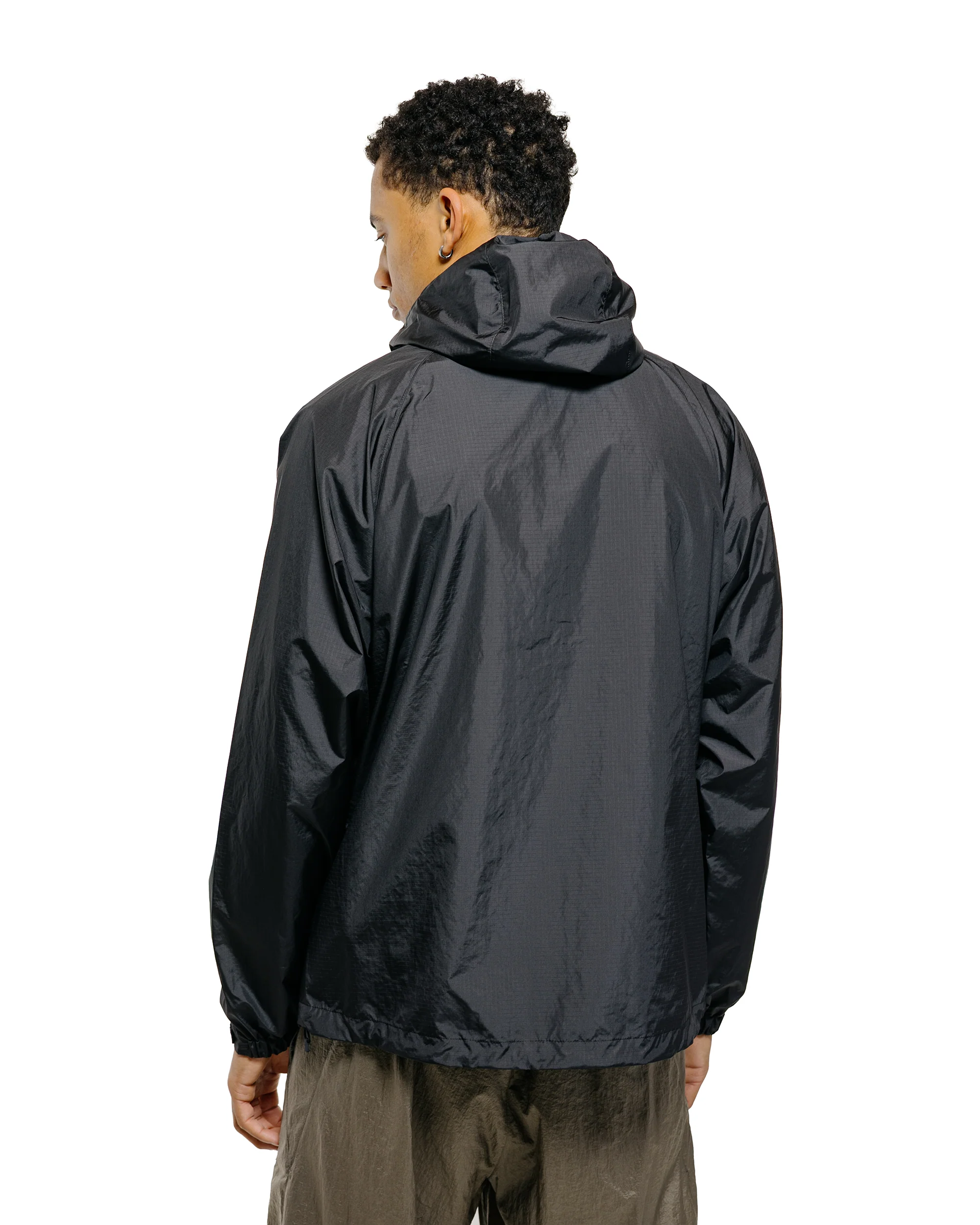 Goldwin Rip-stop Hooded Jacket Black - Image 3