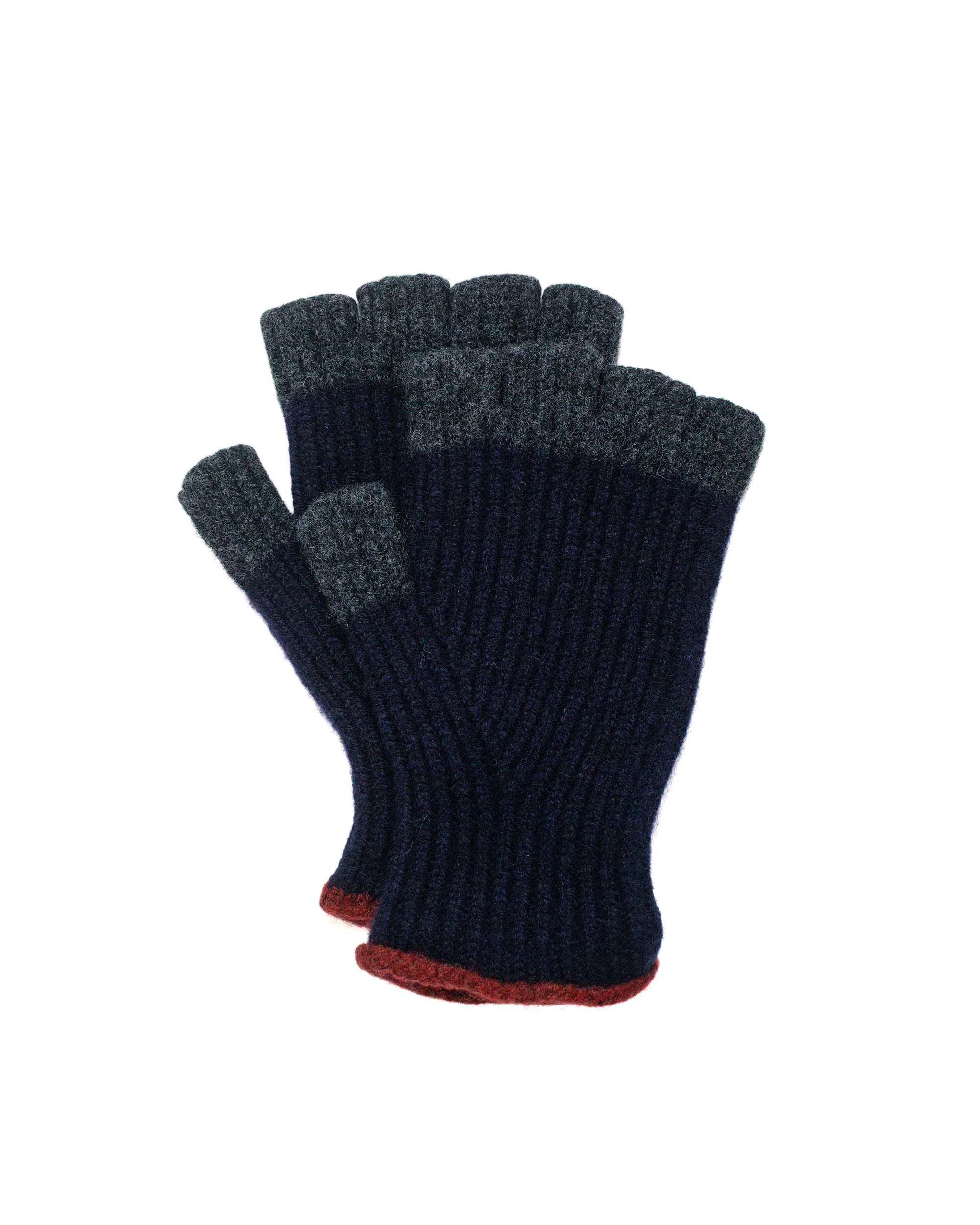 Howlin' No Fingers In There Ribbed Gloves Navy