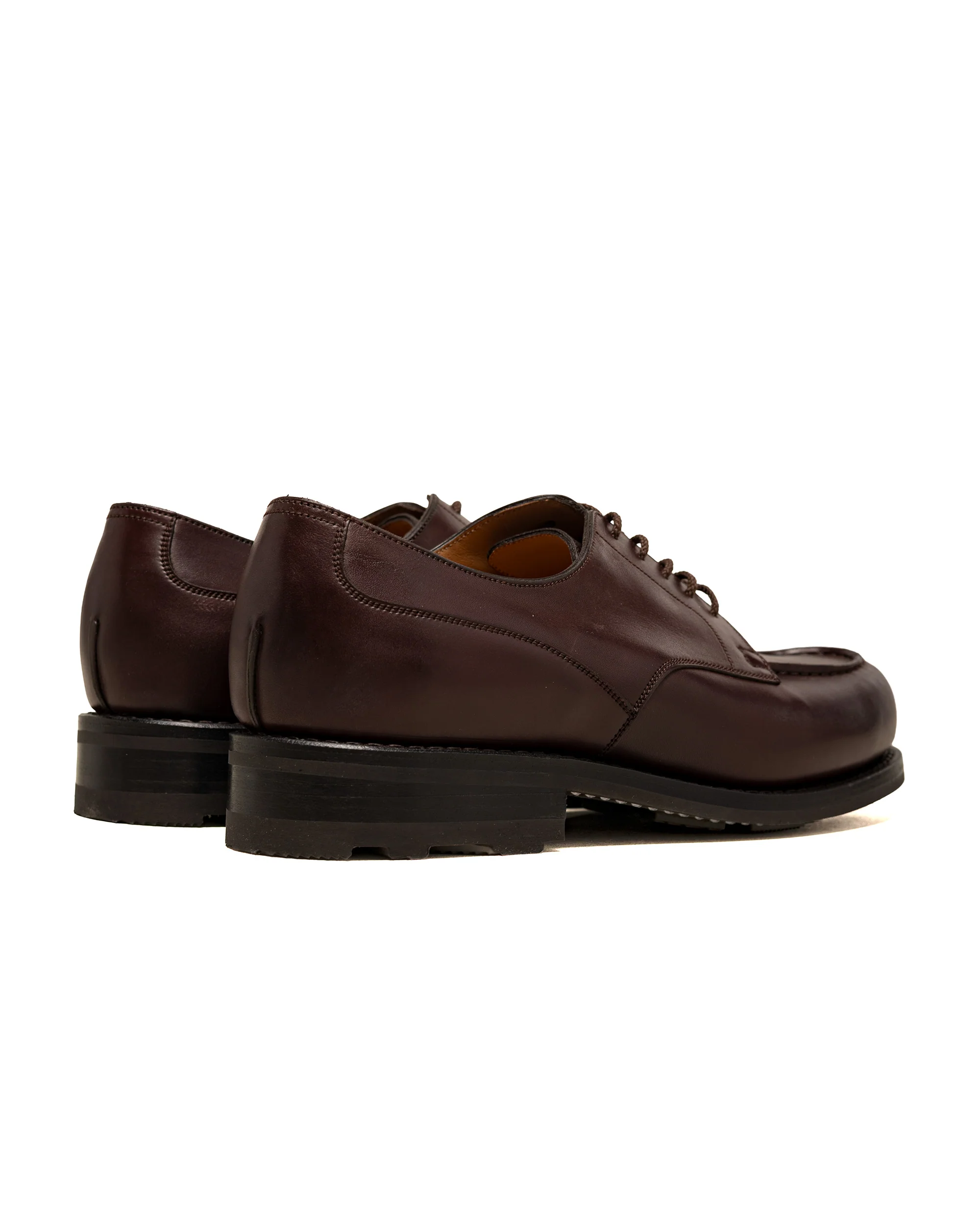 J.M. Weston Golf Derby Dark Brown Boxcalf Leather - Image 3
