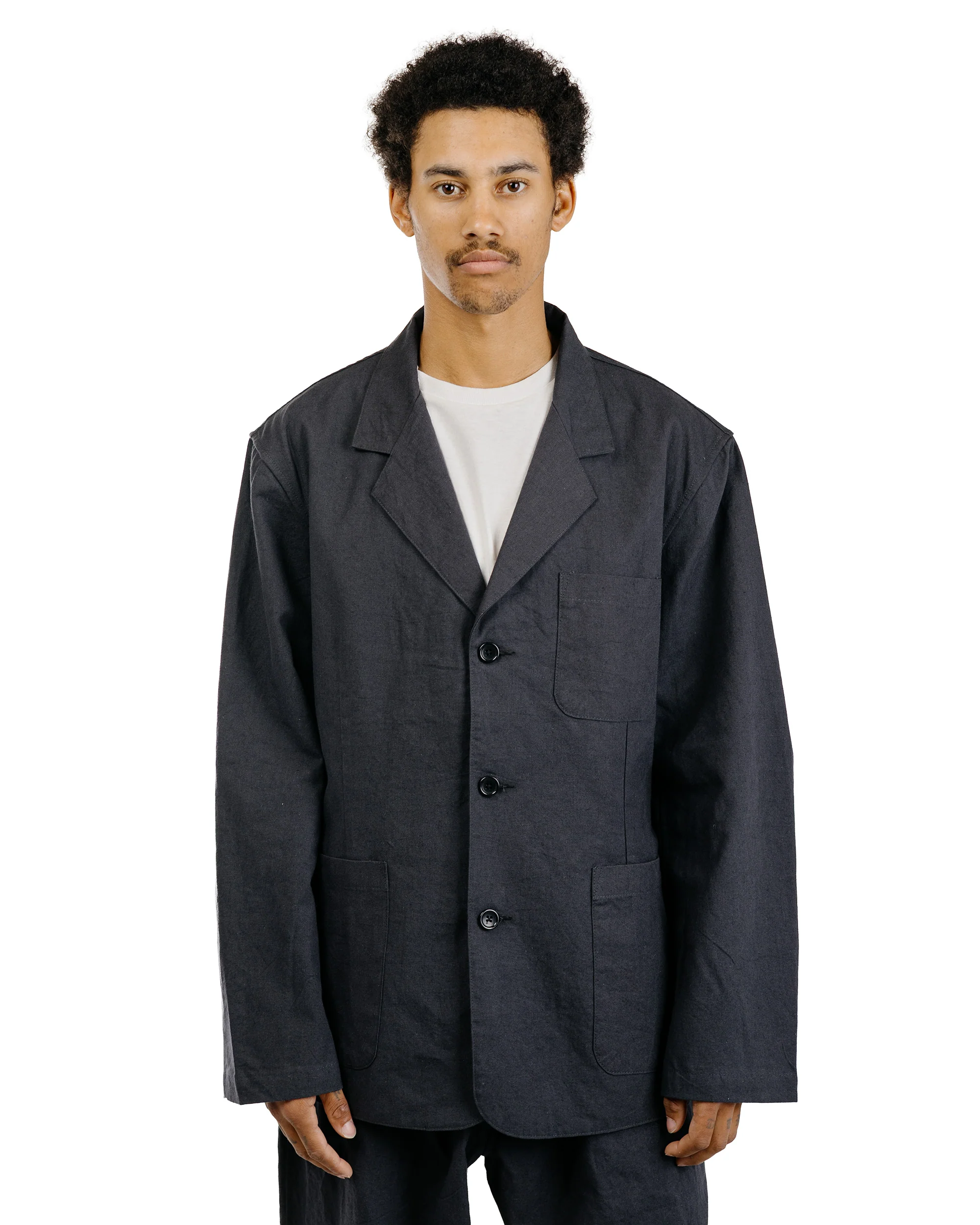 James Coward Carry On Jacket Sumikuro Overdyed Canvas - Image 2