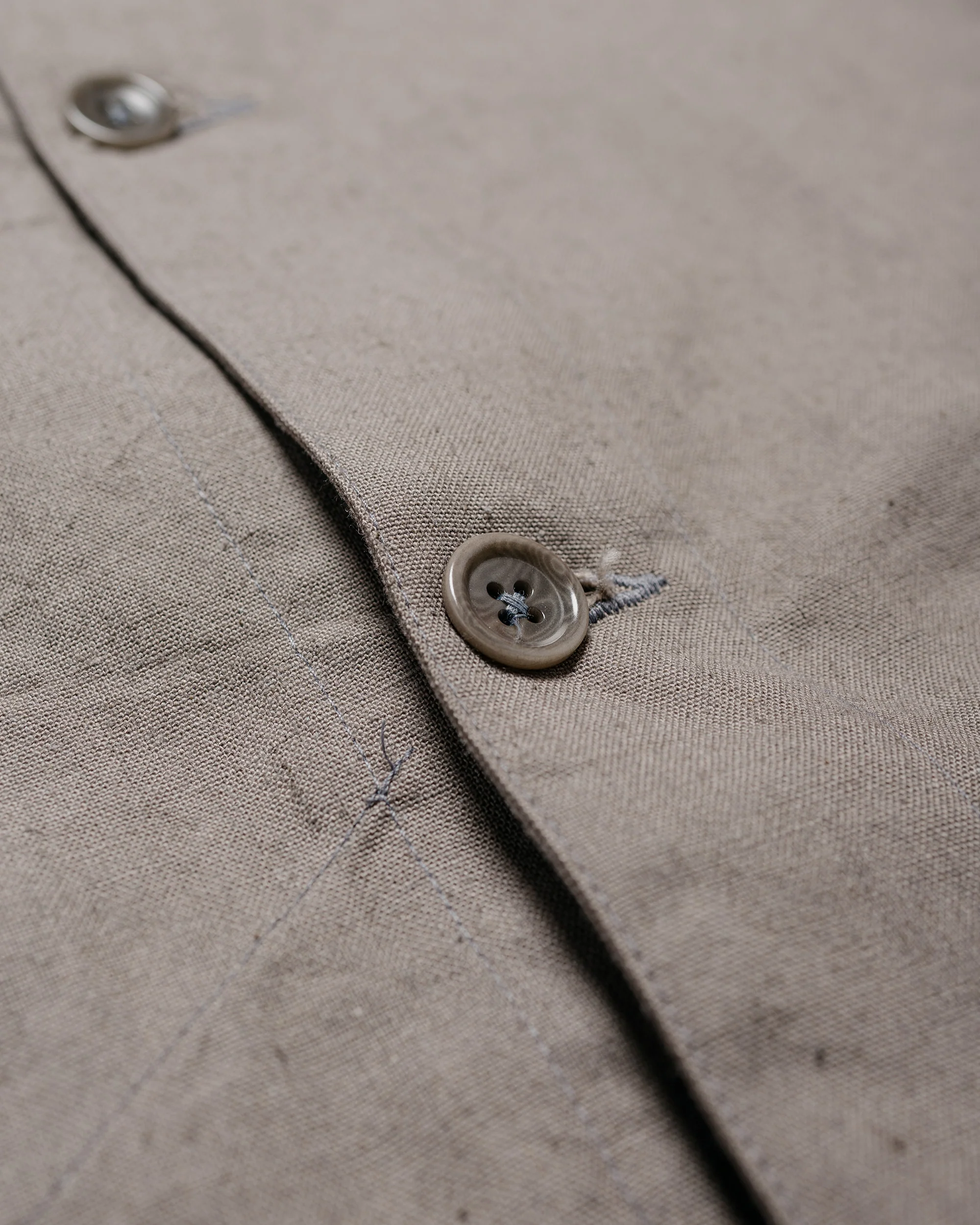 James Coward Signal Shirt Mid Grey Overdyed Canvas - Image 6