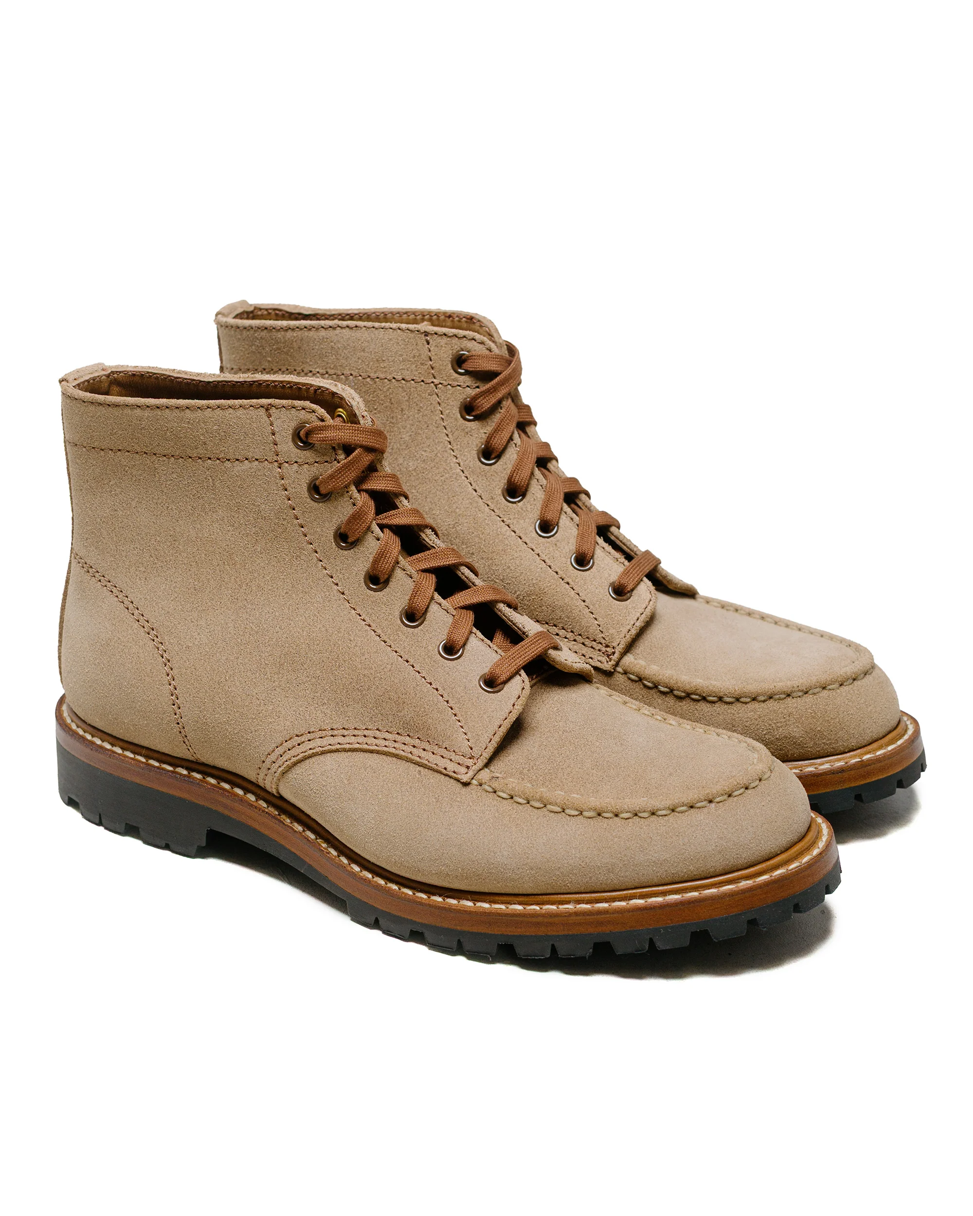 John Lofgren Bootmaker Chapman Boots Horween CXL Natural Roughout - Image 2