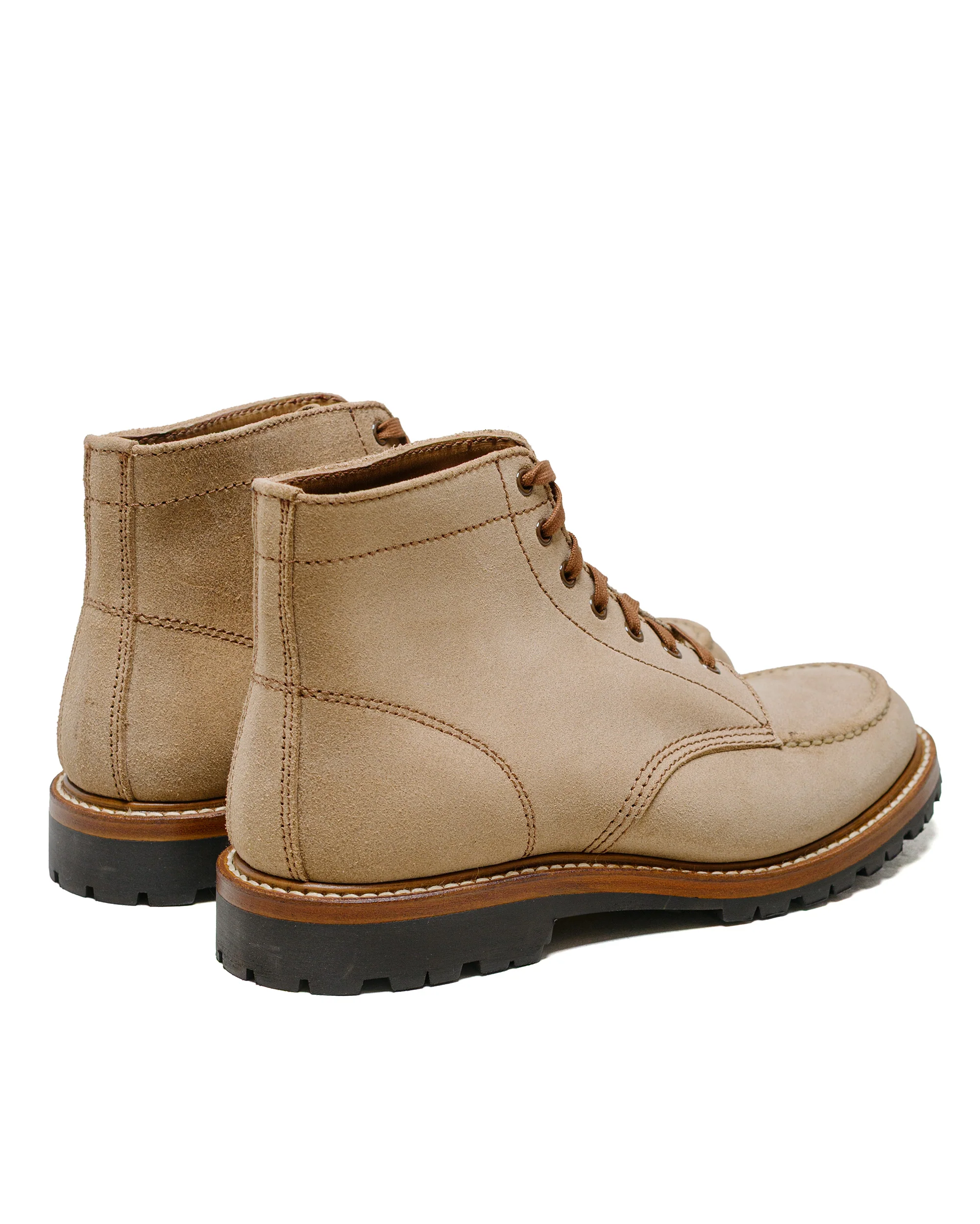 John Lofgren Bootmaker Chapman Boots Horween CXL Natural Roughout - Image 3