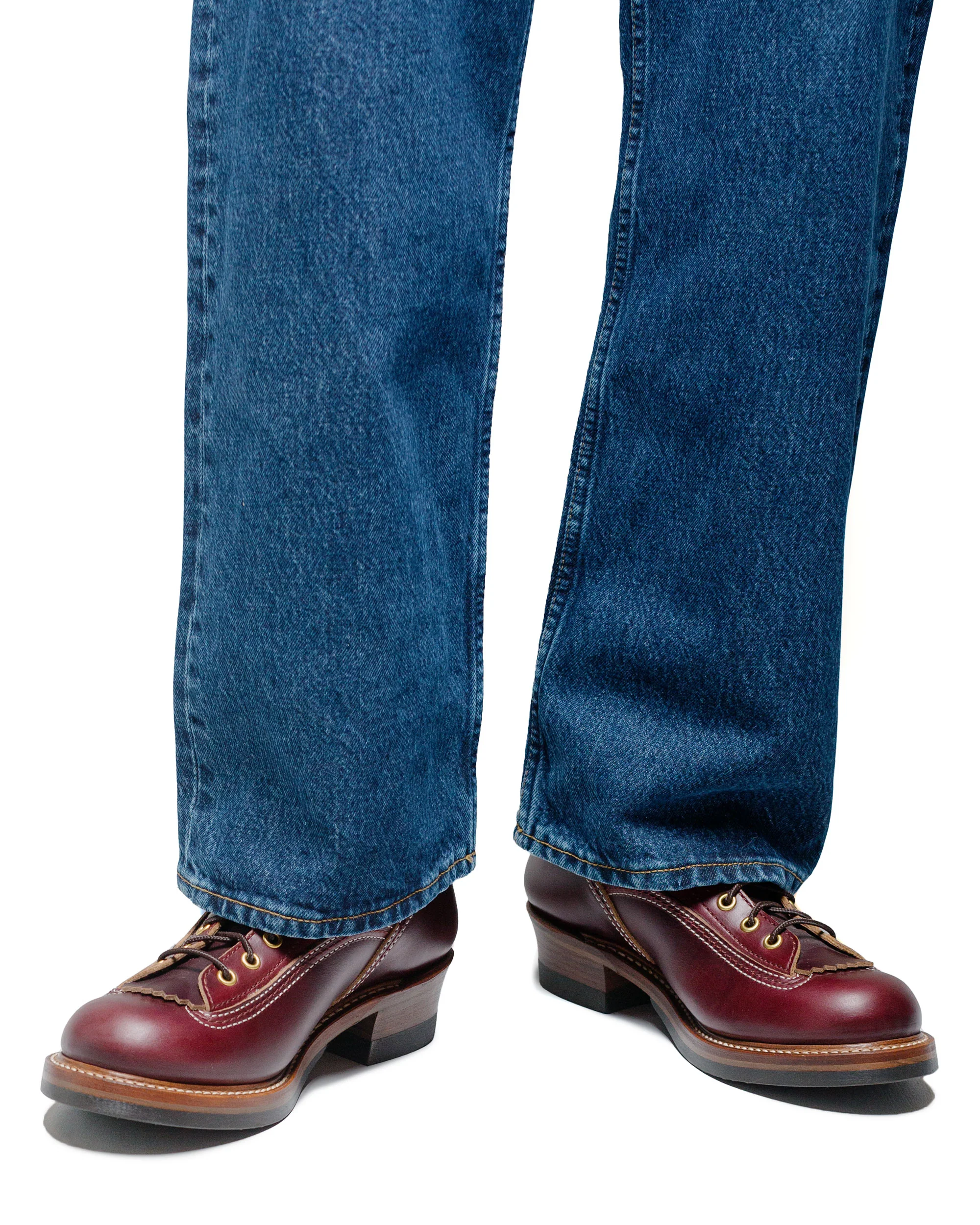John Lofgren Bootmaker Donkey Puncher Boots Horween Leather CXL Burgundy - Image 6