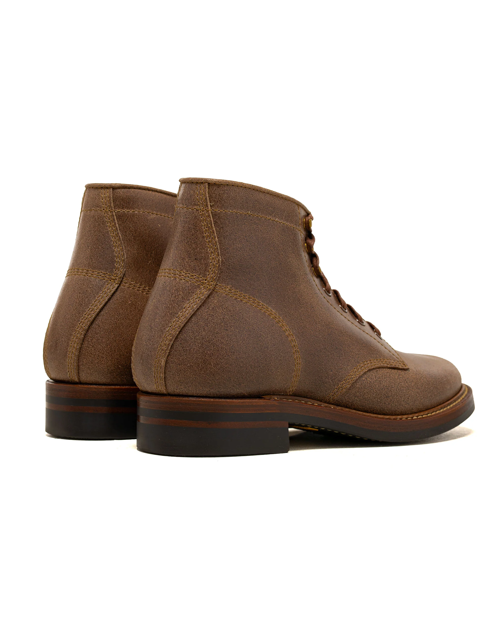 John Lofgren Bootmaker El Capitan Boots Horween Waxed Flesh Natural - Image 3