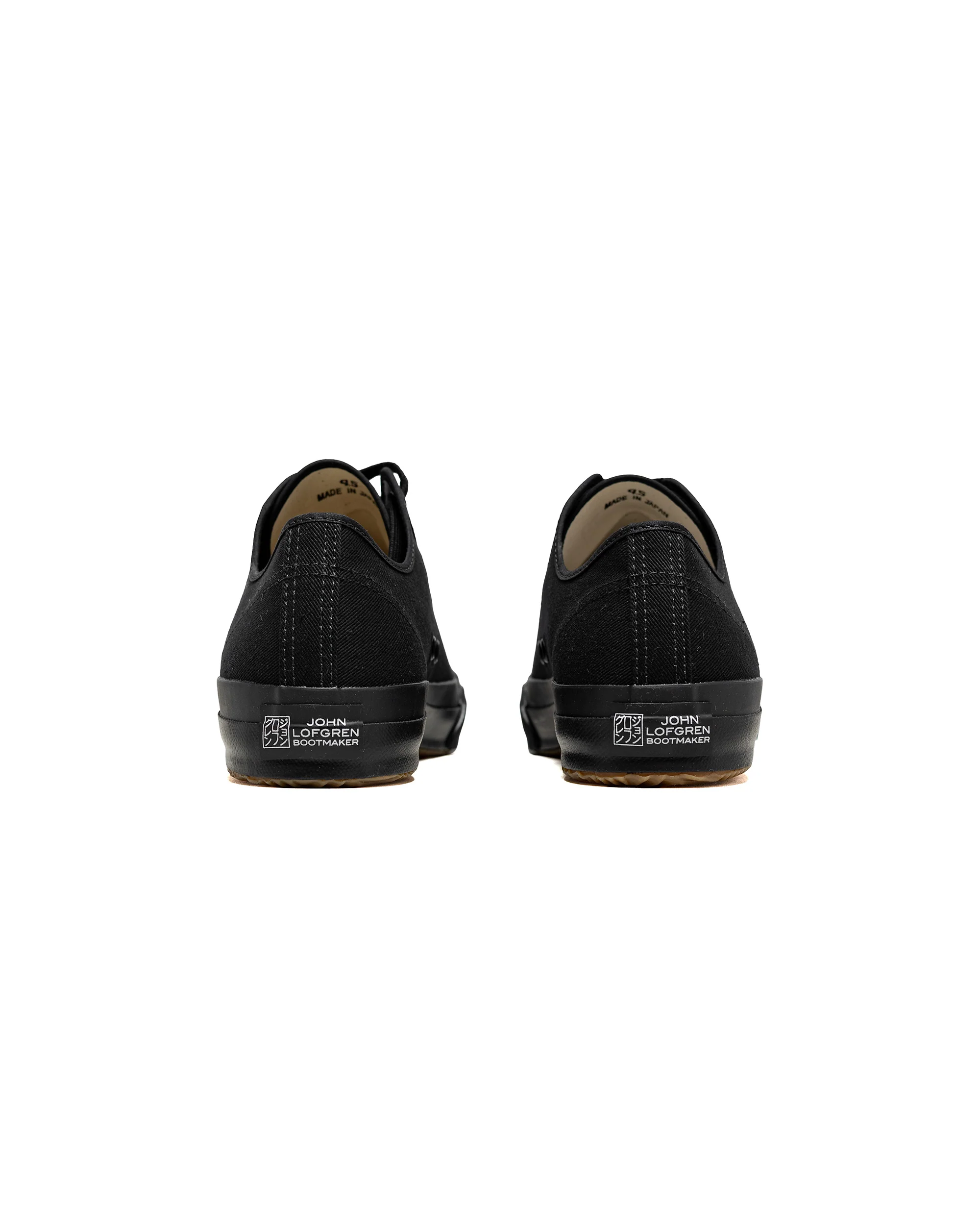 John Lofgren Bootmaker JLB Champion Sneakers Solid Black - Image 4