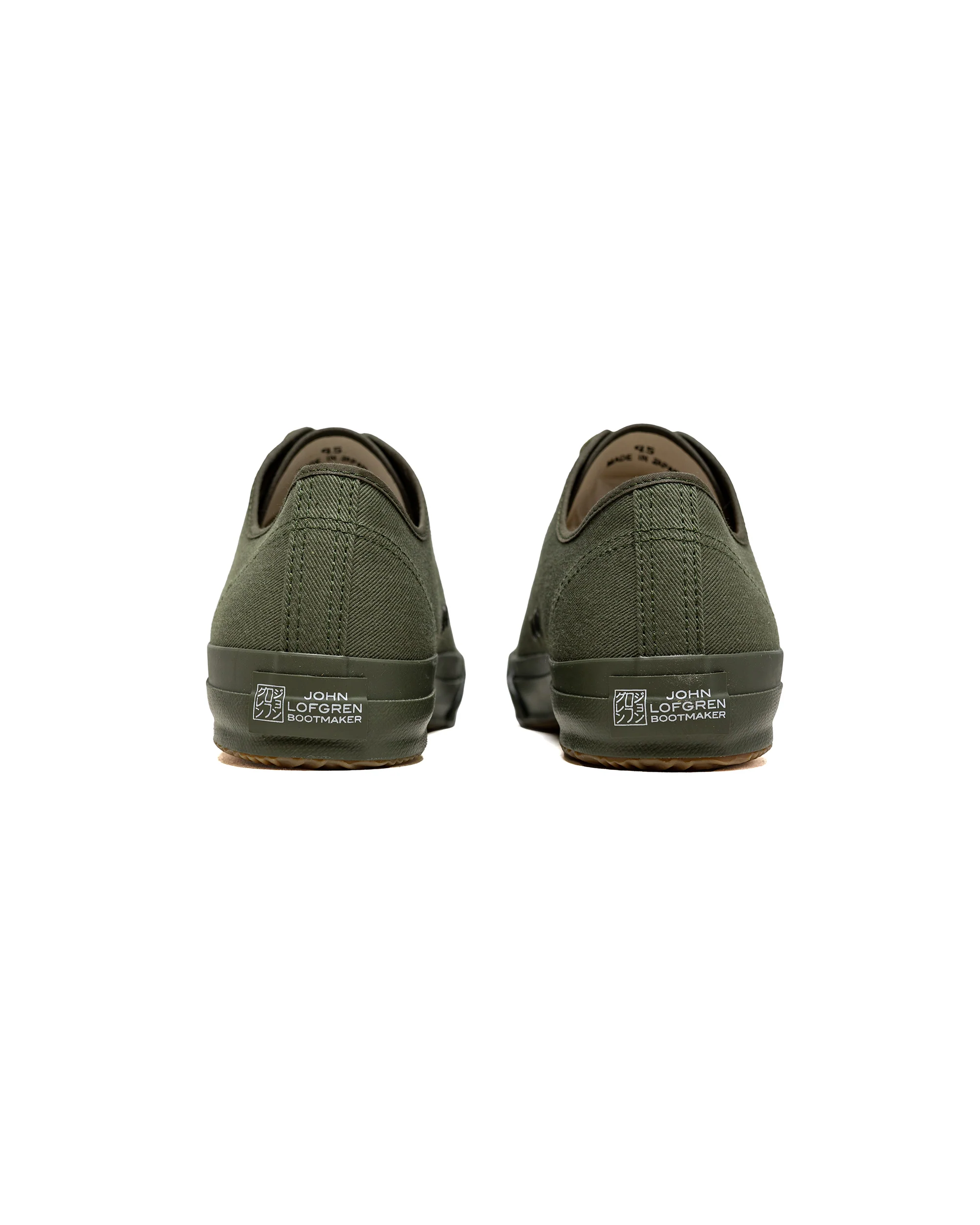 John Lofgren Bootmaker JLB Champion Sneakers Solid Olive - Image 4