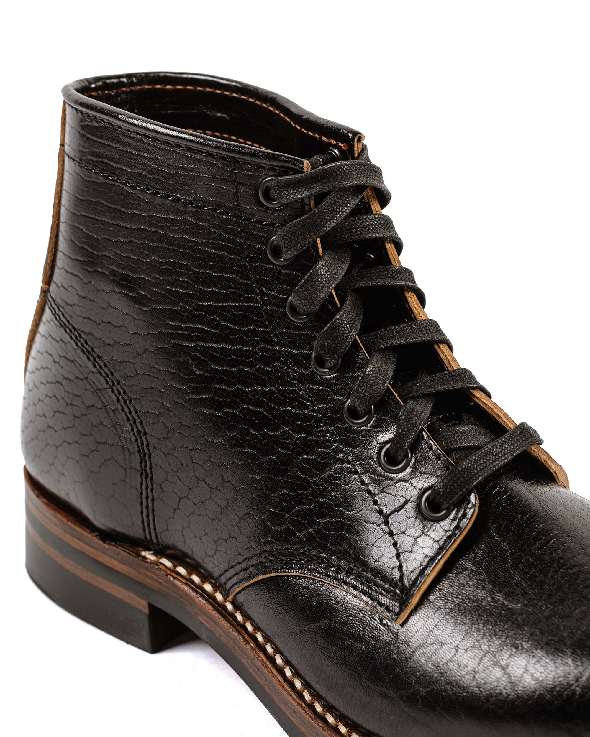John Lofgren Bootmaker Ludlow Boots Shinki Hikaku Horsebutt Black - Image 3