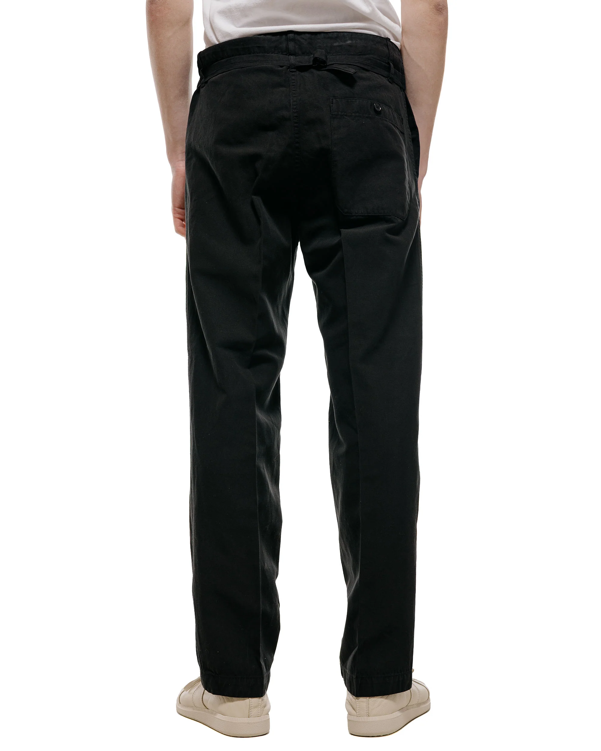 KAPTAIN SUNSHINE Gaba. Buckleback Work Slacks Black - Image 3