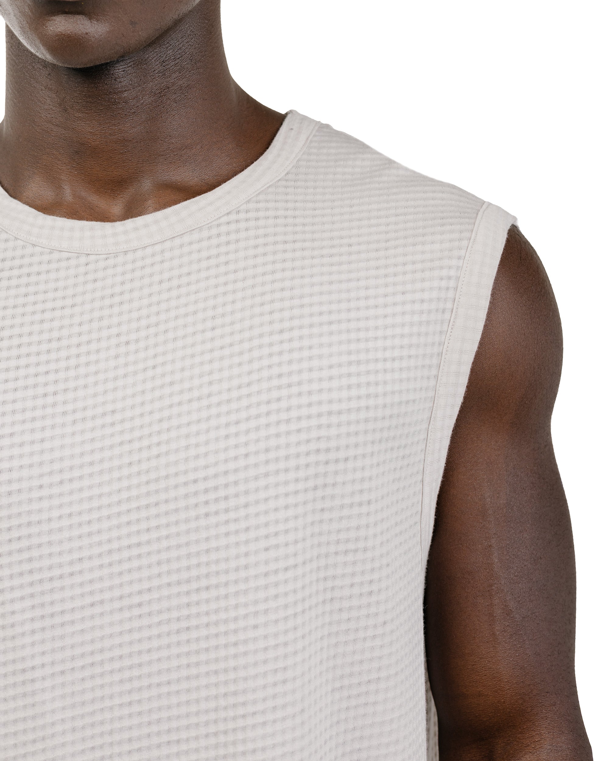 Lady White Co. Gauze Sleeveless T-Shirt Solar Grey - Image 3