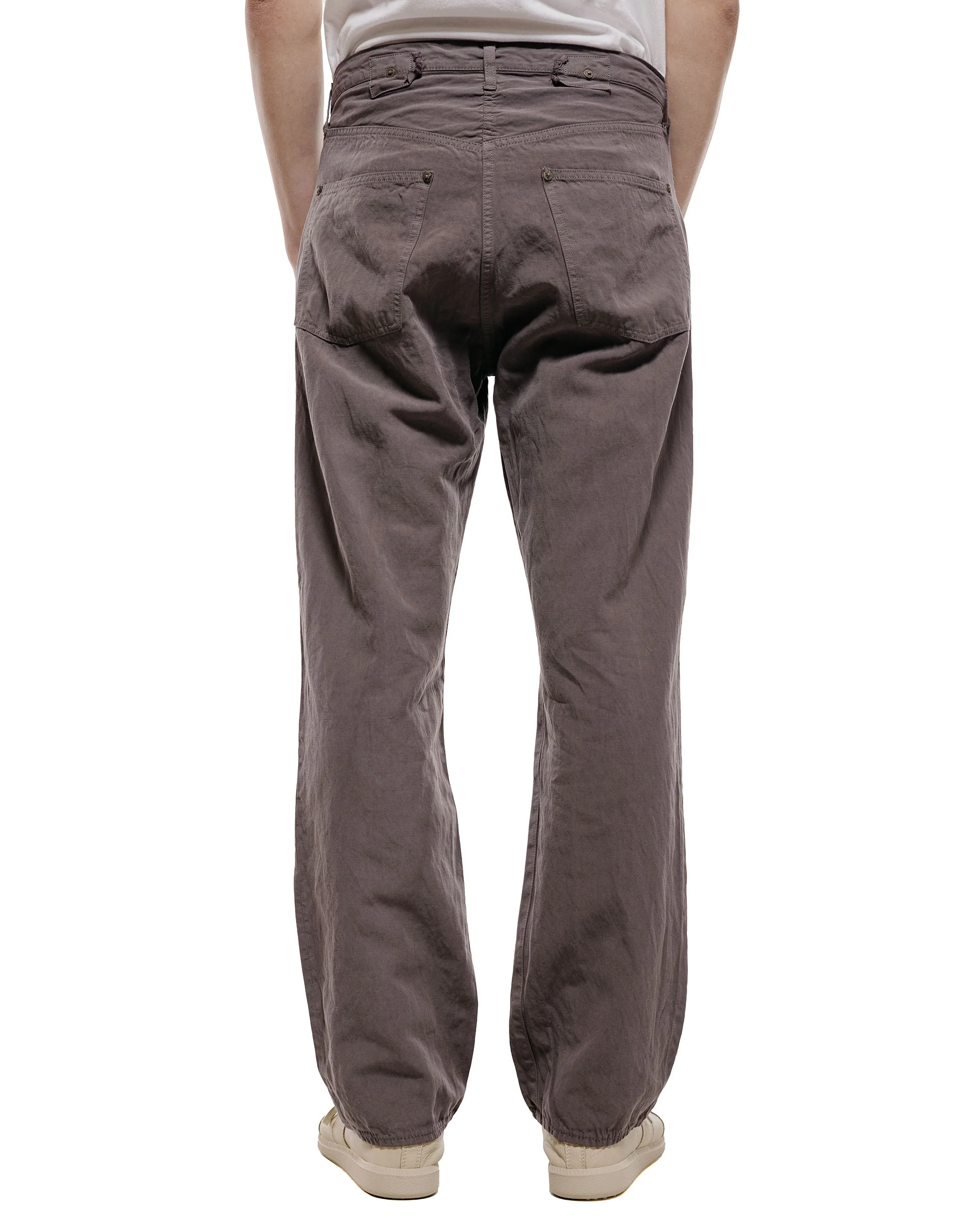Lady White Co. KAPTAIN SUNSHINE Cotton Linen Pants Dust Grey - Image 3
