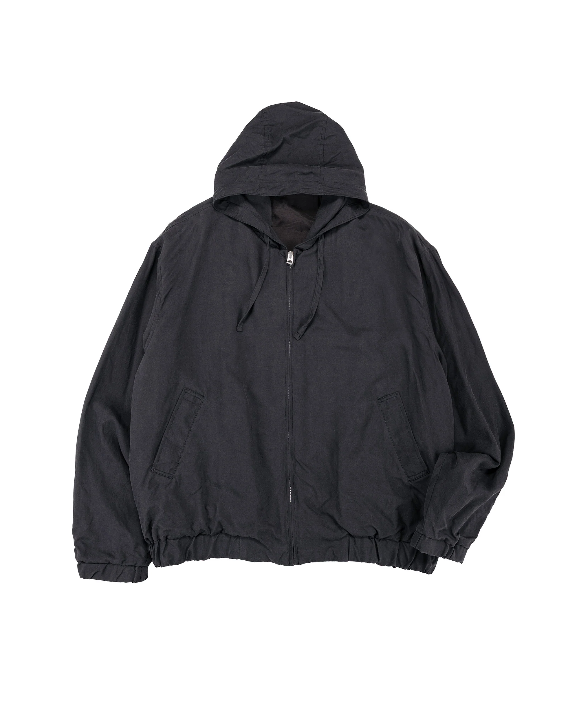 Lady White Co. KAPTAIN SUNSHINE Silk Zip Jacket Navy