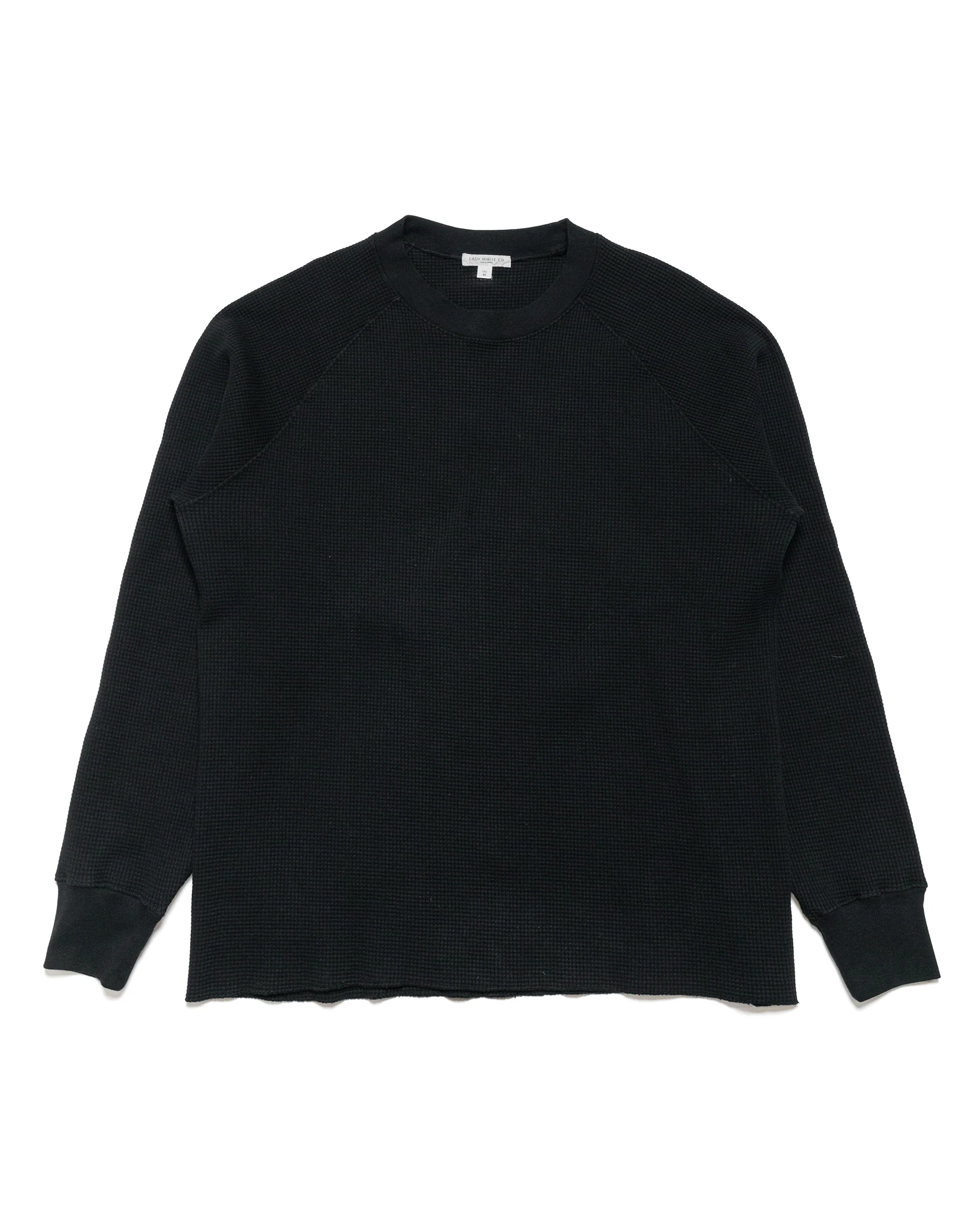 Lady White Co. Raglan Thermal Black