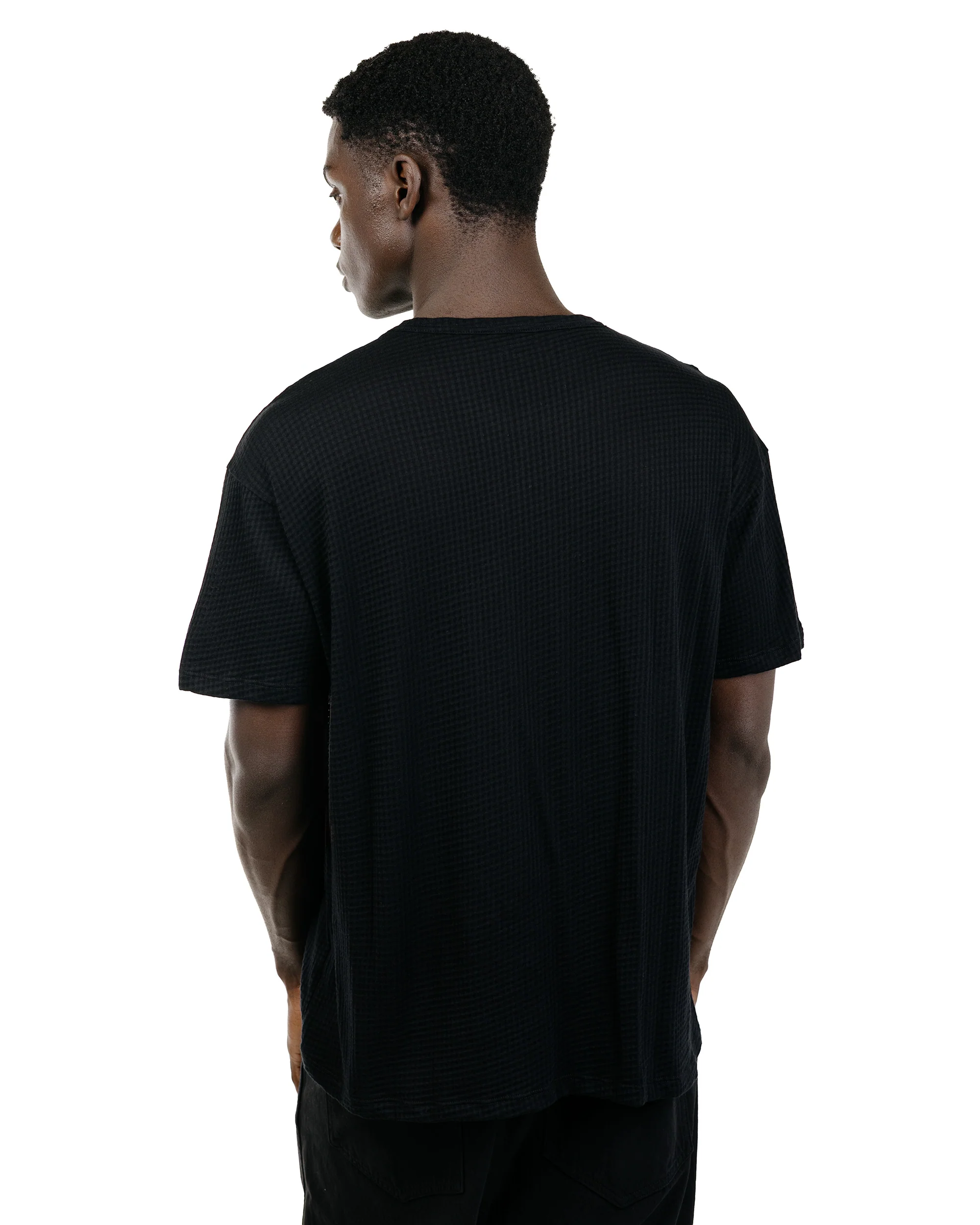 Lady White Co. Sheer Gauze T-Shirt Black - Image 4