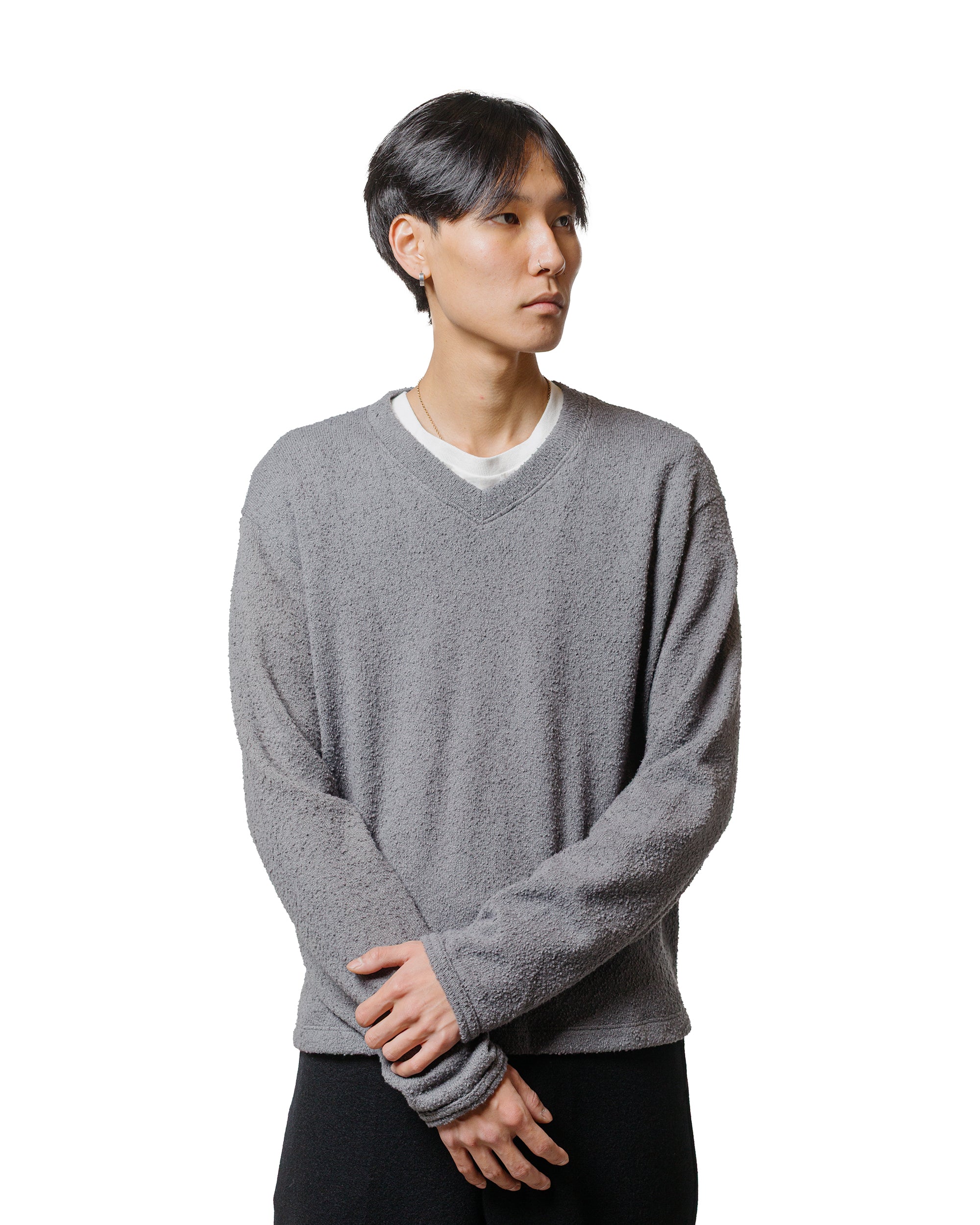 Lady White Co. Teddy High V-Neck Kelp - Image 2
