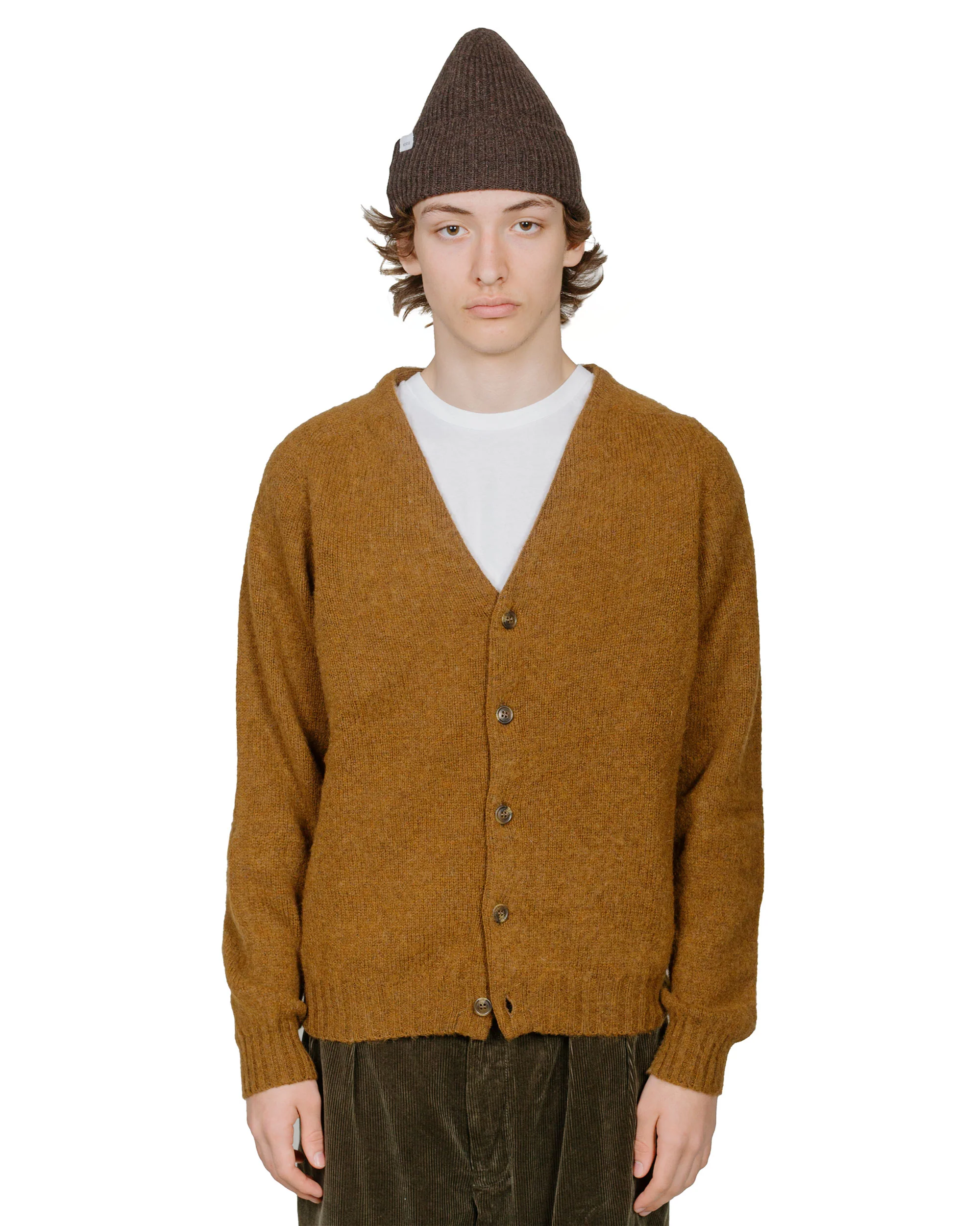 Lost & Found Shaggy Cardigan Pecan - Image 2