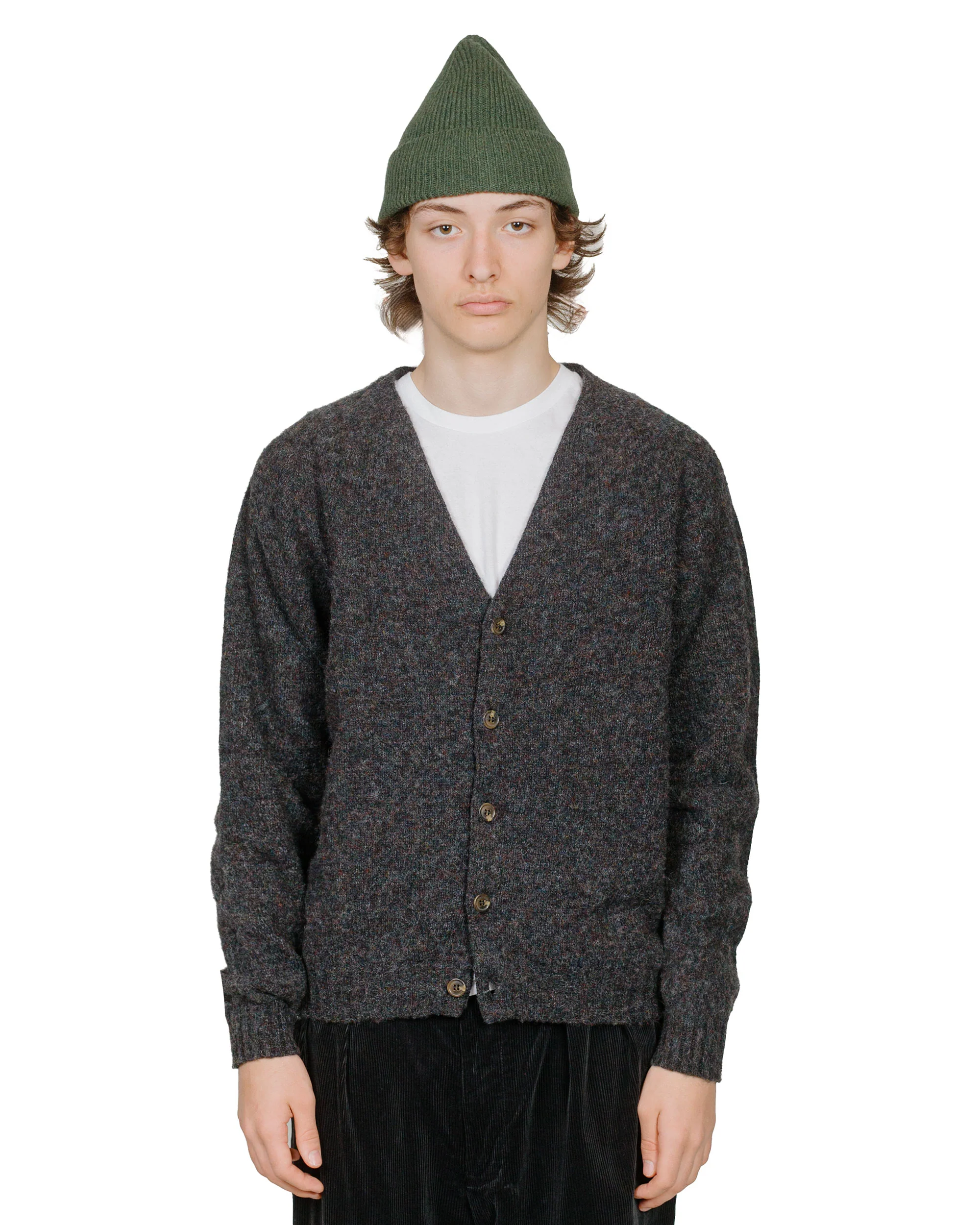 Lost & Found Shaggy Cardigan Smoulder - Image 2