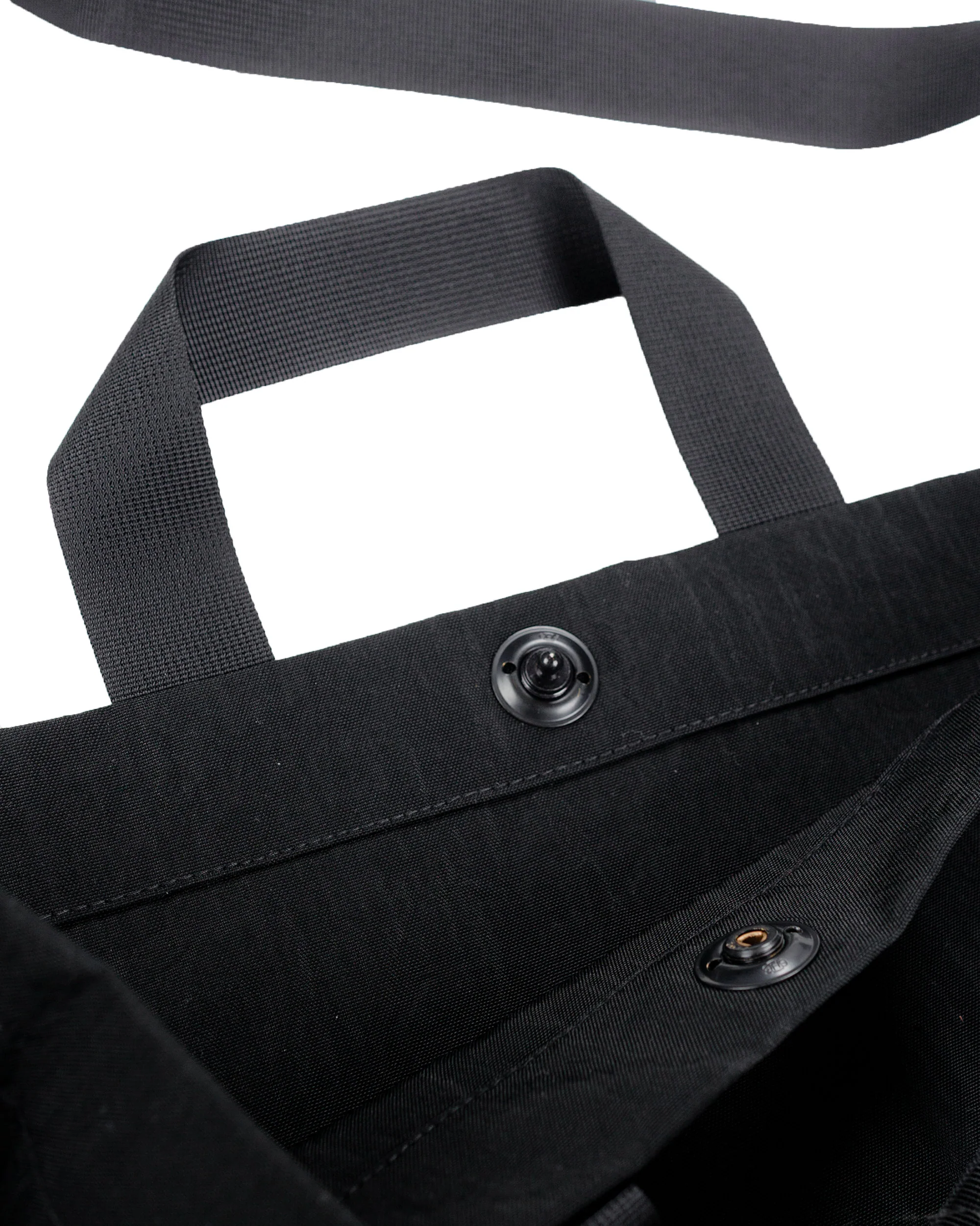 MAN-TLE R0B1 'Multi Handle Tote' Black Nylon - Image 5