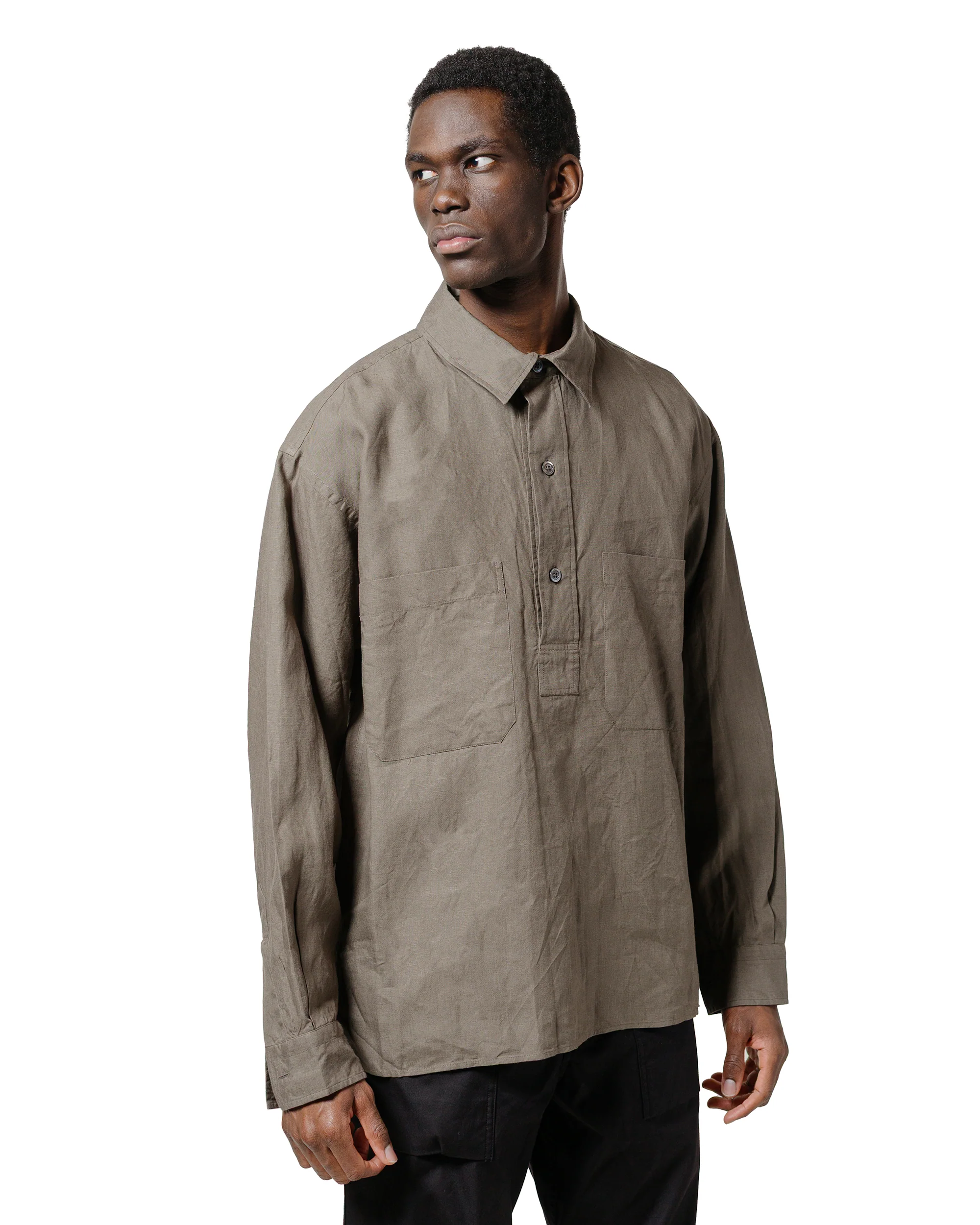 Margaret Howell Archive Overhead Shirt Shirting Linen Bay - Image 2