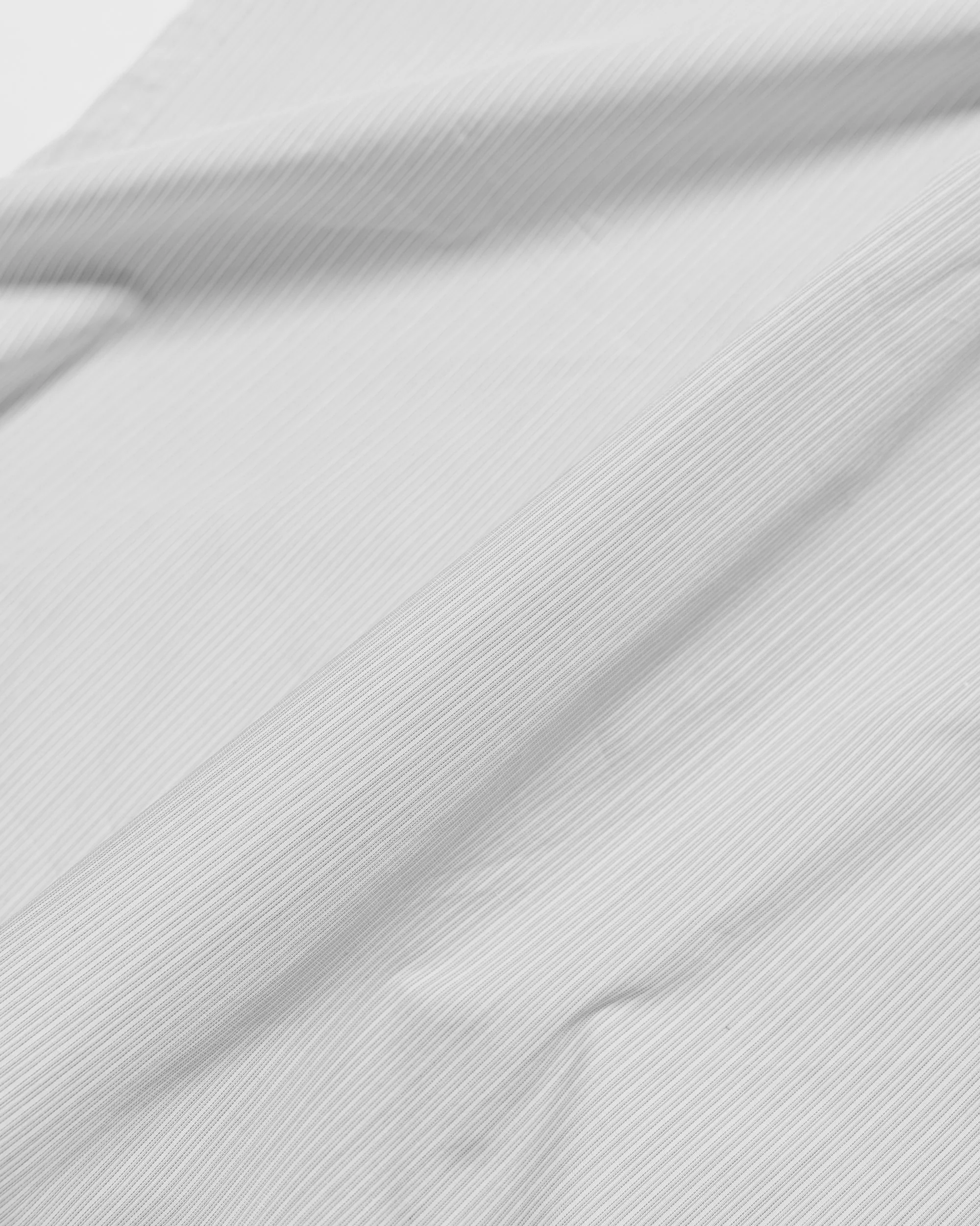 Margaret Howell Half Placket Shirt Fine Stripe Cotton Poplin Grey/White - Image 5