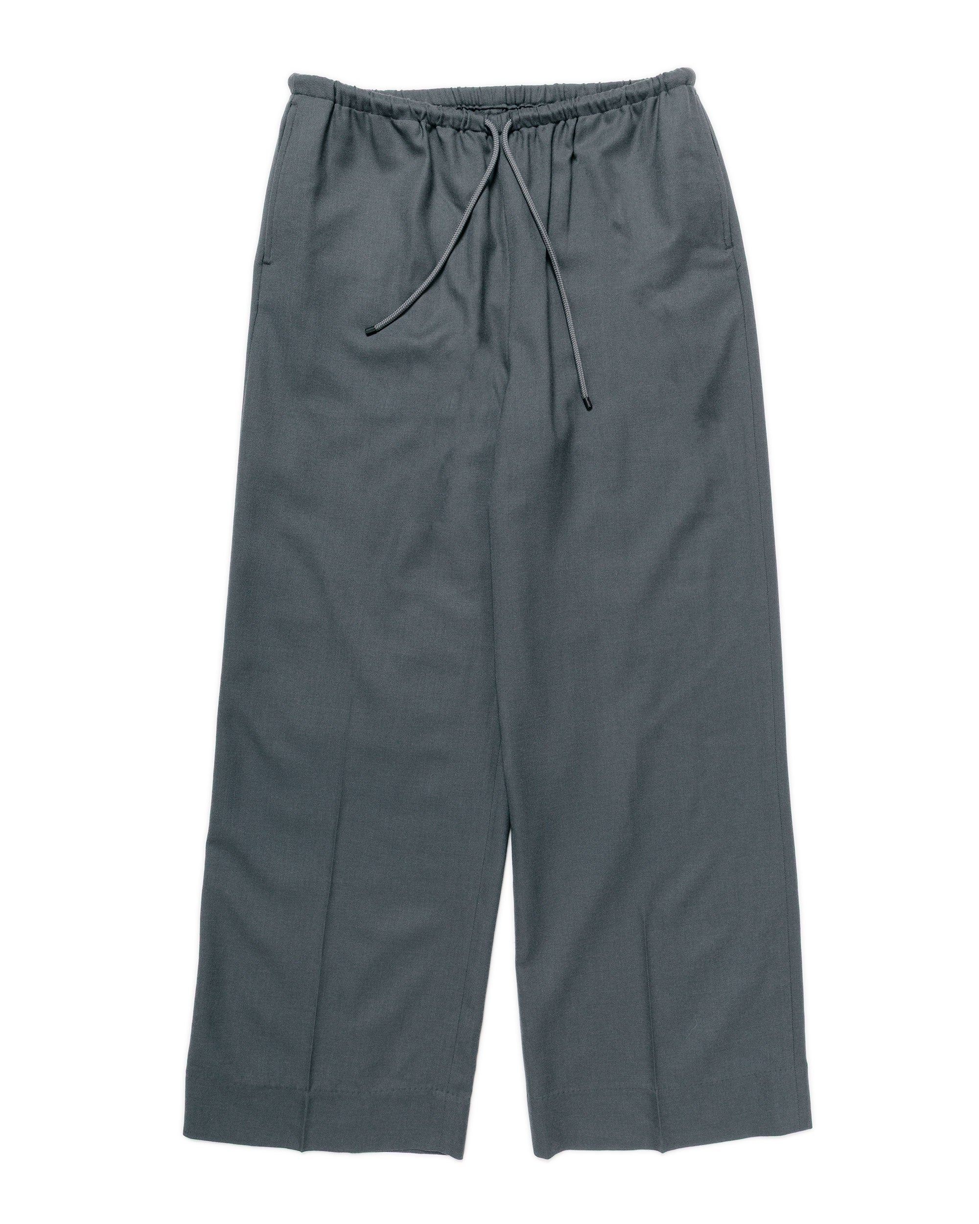 MARKAWARE Pajamas Pants 2/80 Organic Wool Viyella Forest Grey