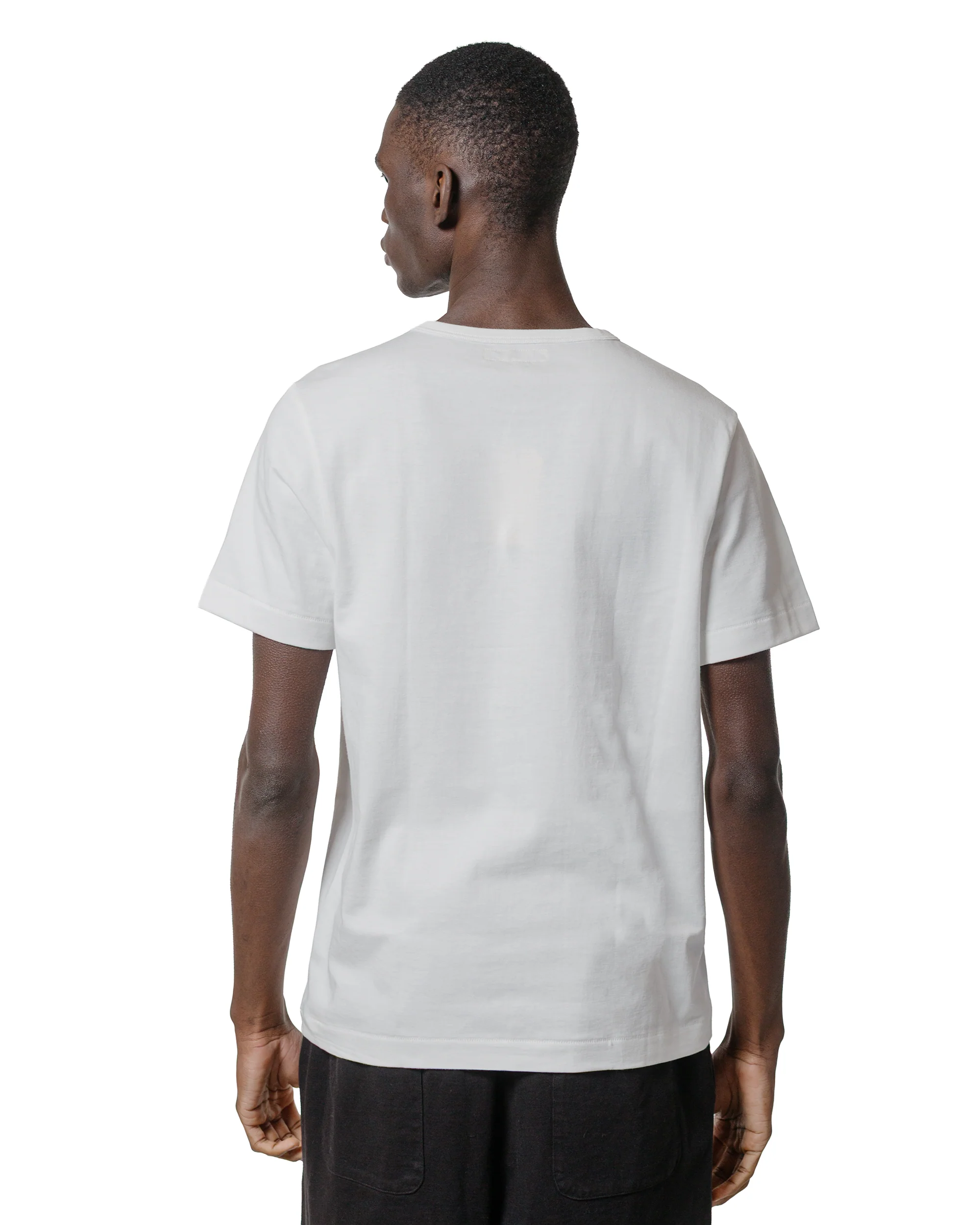 Merz B. Schwanen 215 Loopwheeled T-Shirt White - Image 3