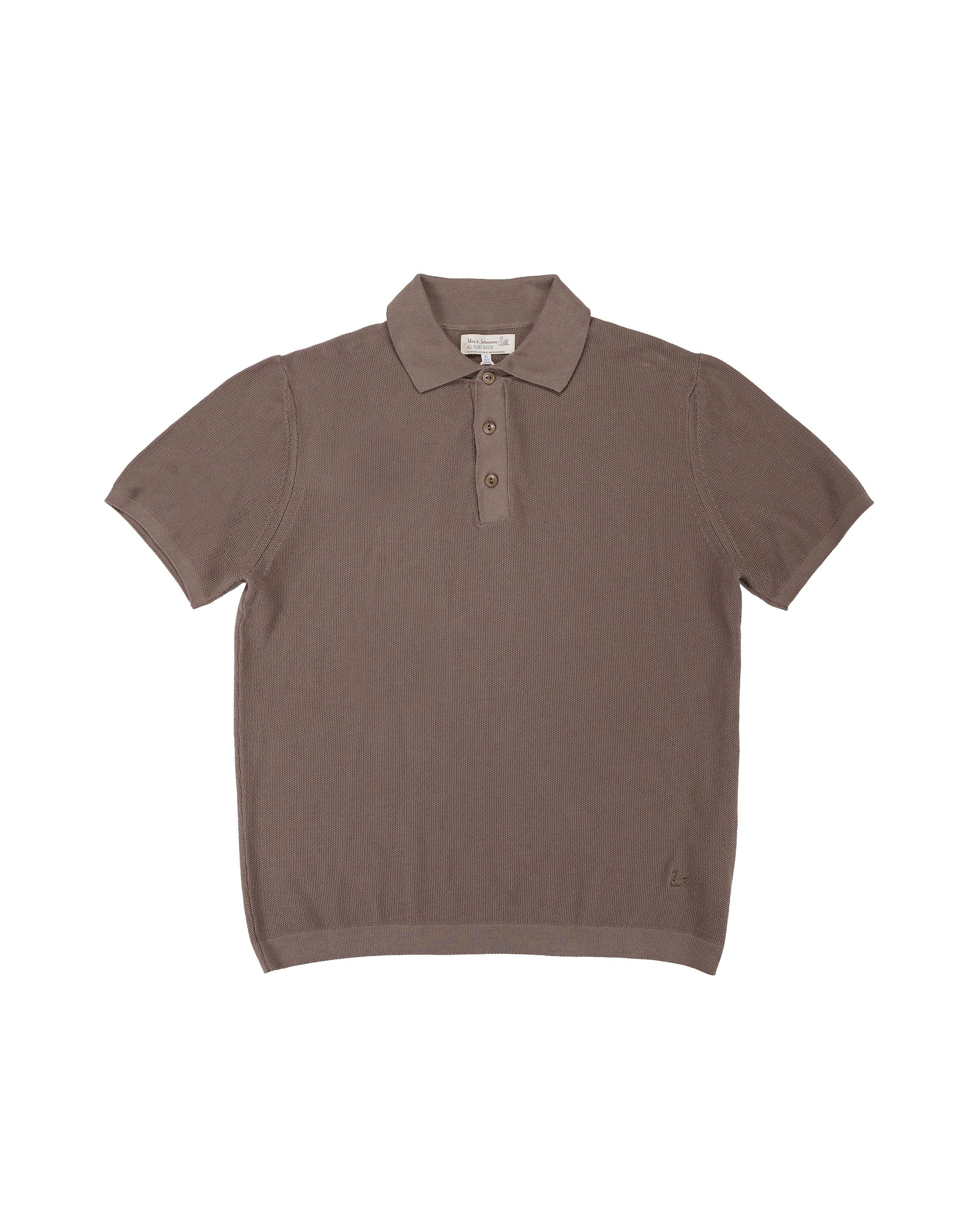 Merz B. Schwanen KPLP02 Knitted Polo Grain