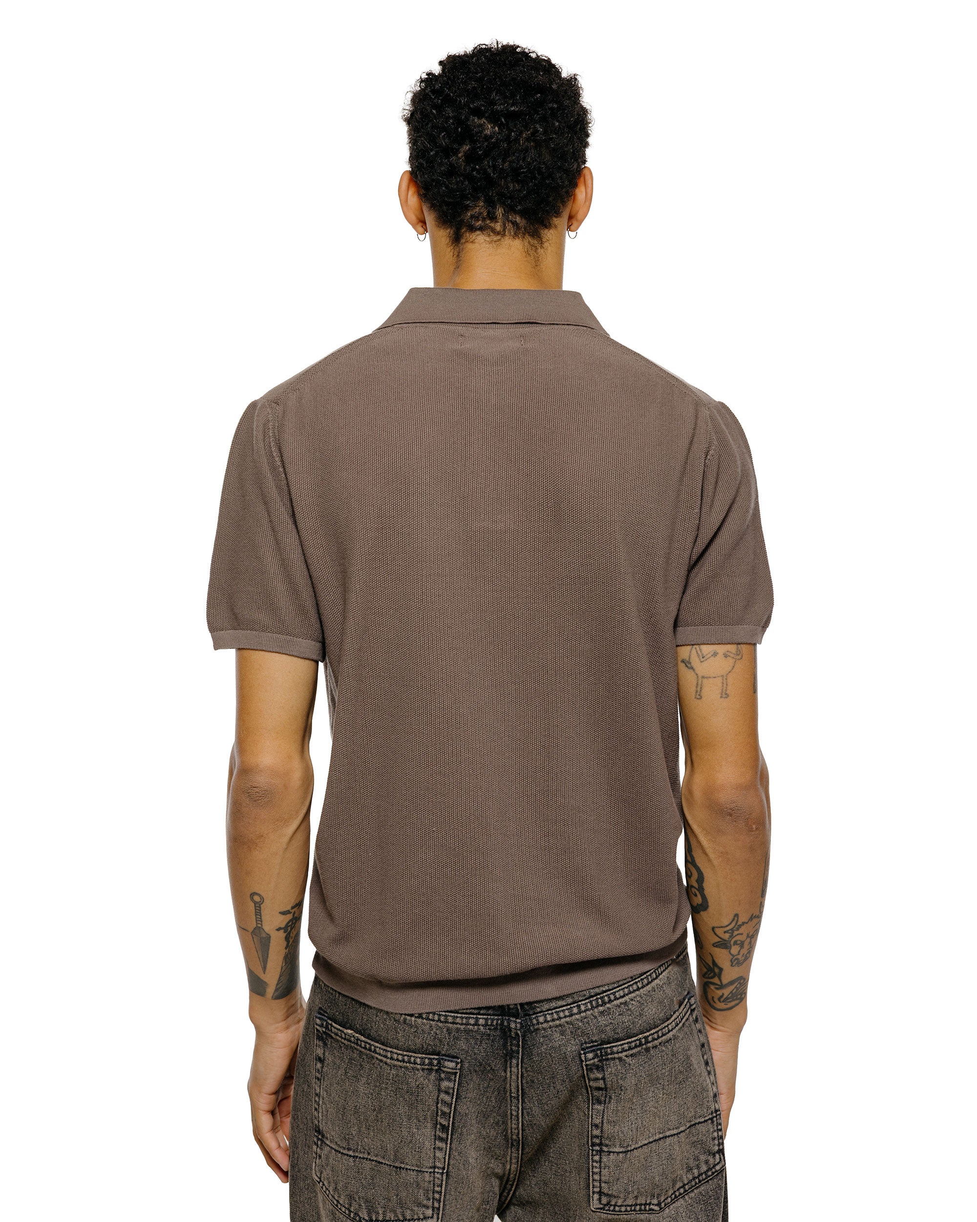 Merz B. Schwanen KPLP02 Knitted Polo Grain - Image 3