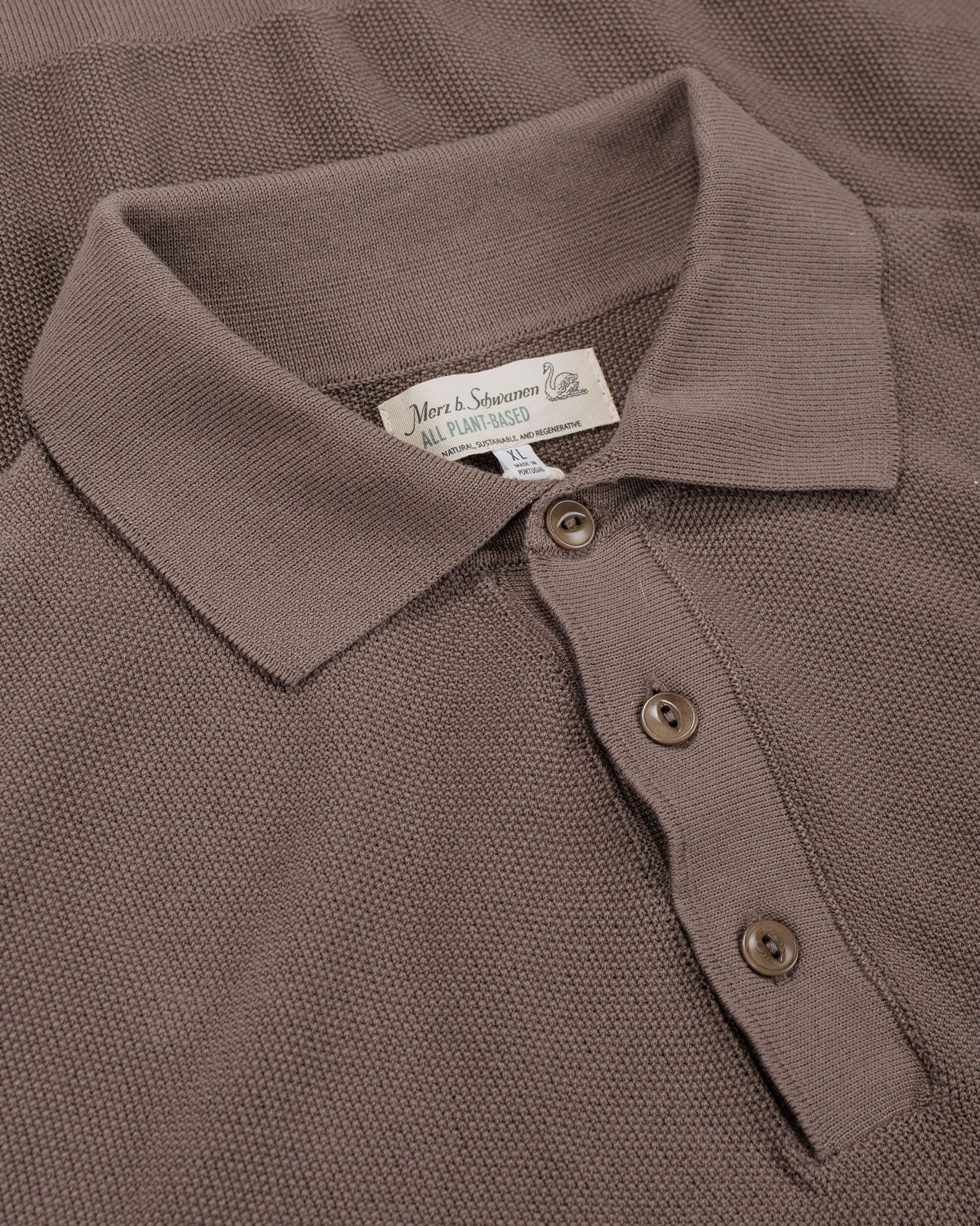 Merz B. Schwanen KPLP02 Knitted Polo Grain - Image 4