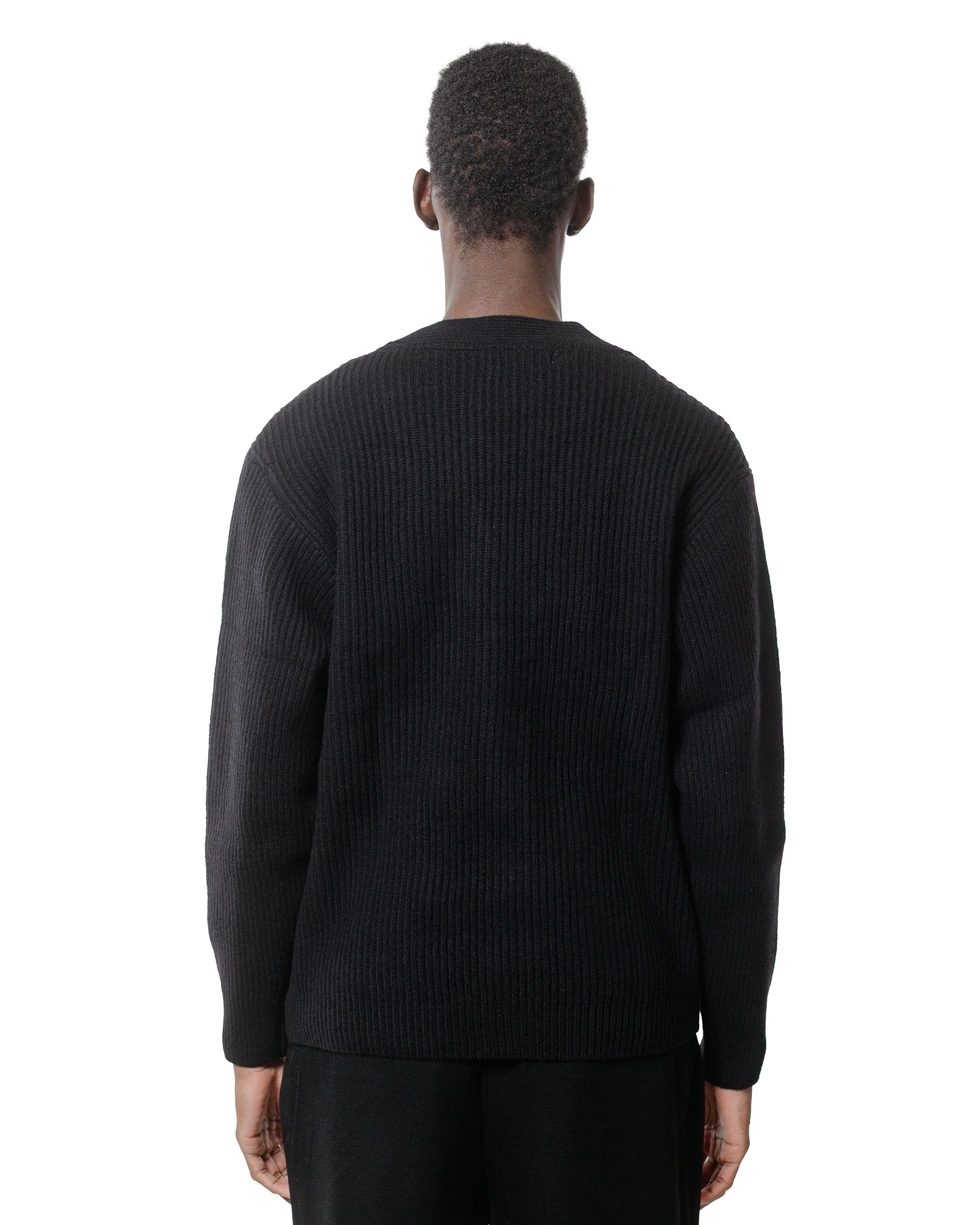 Merz B. Schwanen LOCG02 Cardigan Deep Black - Image 3