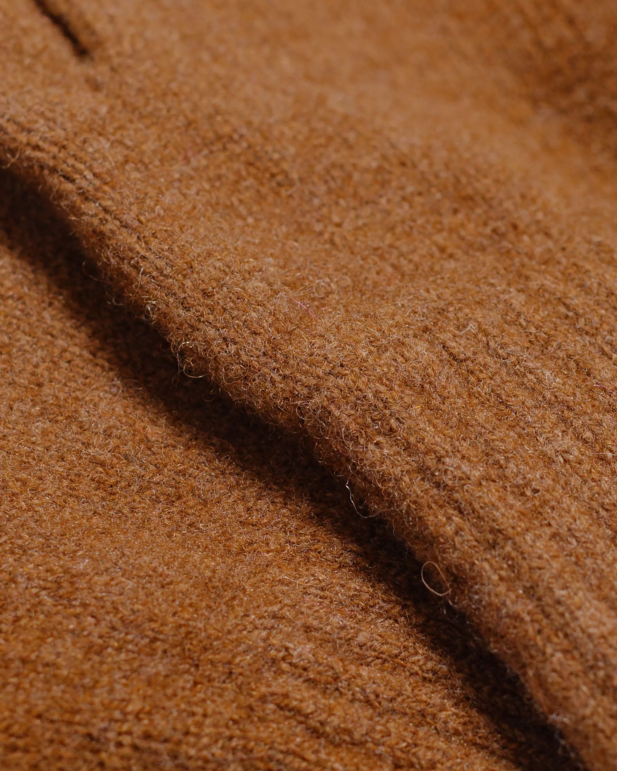 MHL Cut Off Glove Lambswool Conker - Image 2