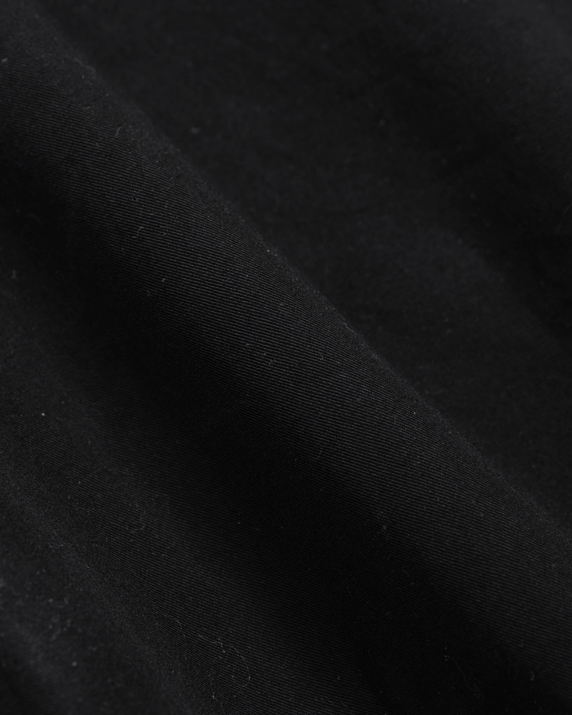 MHL Patch Pocket Utility Trousers Matte Cotton Twill Black - Image 6