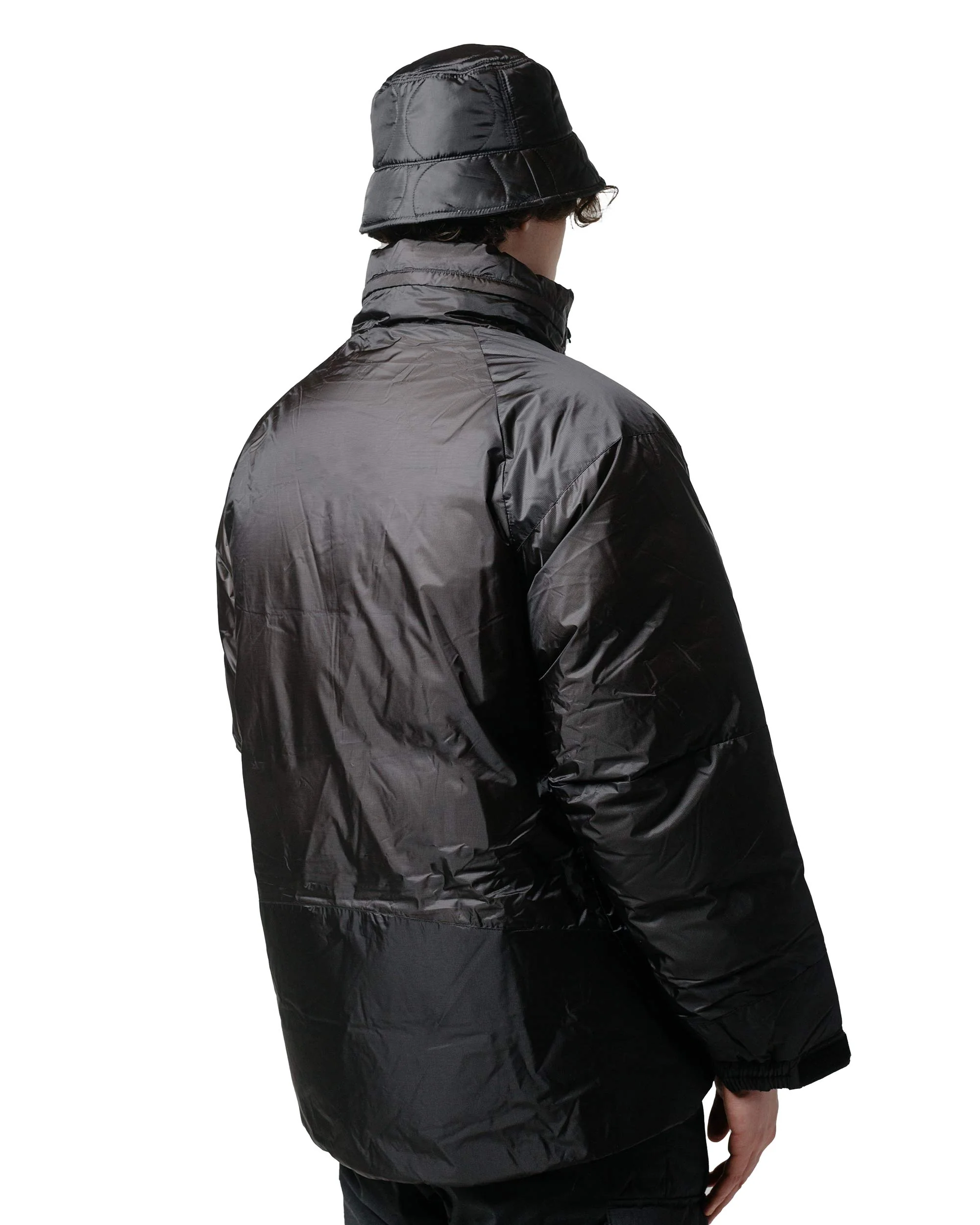 Nanga Aurora Tex Light Stand Collar Down Jacket Mikami Black - Image 3