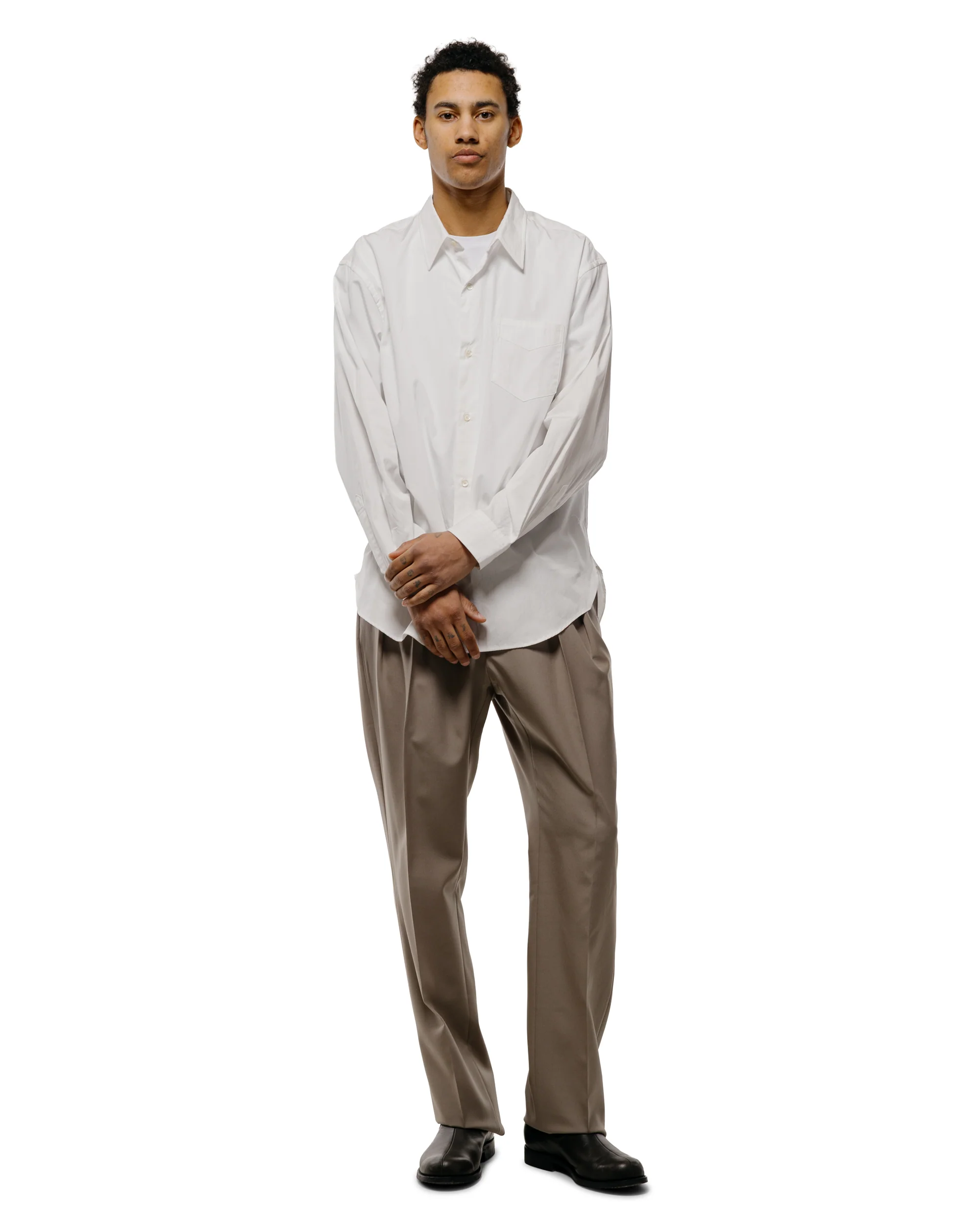 NEAT Wool Poplin Standard Light Gray - Image 5