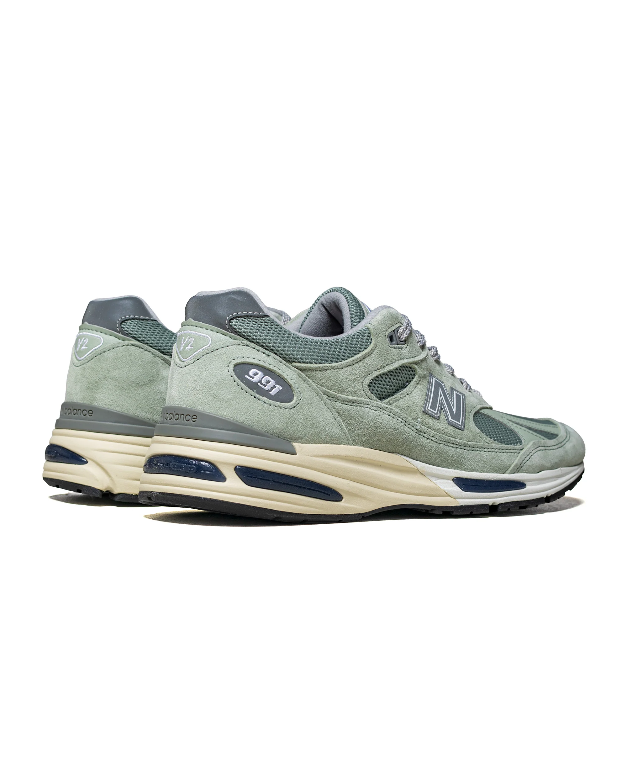 New Balance U991BB2 Sea Grass/Silver - Image 3