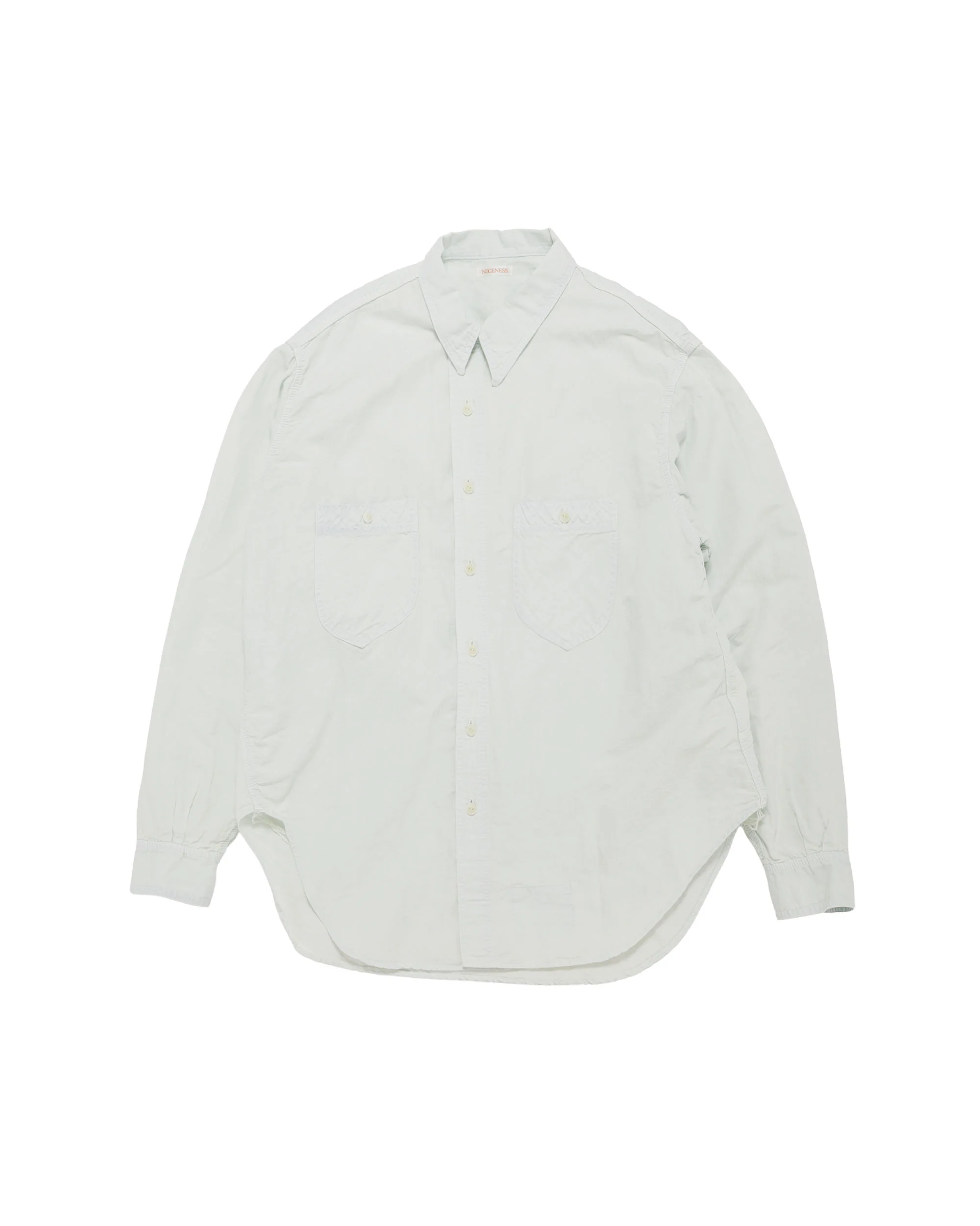 NICENESS Elmes Articulated Shirt Ice Blue