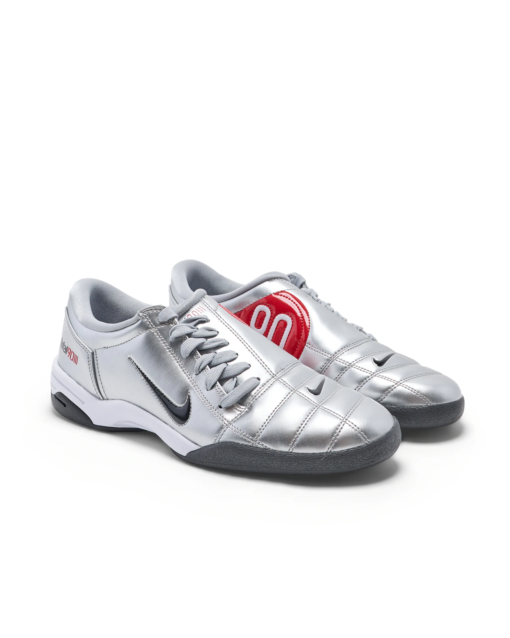 Nike Total 90 Metallic Silver/University Red - Image 2