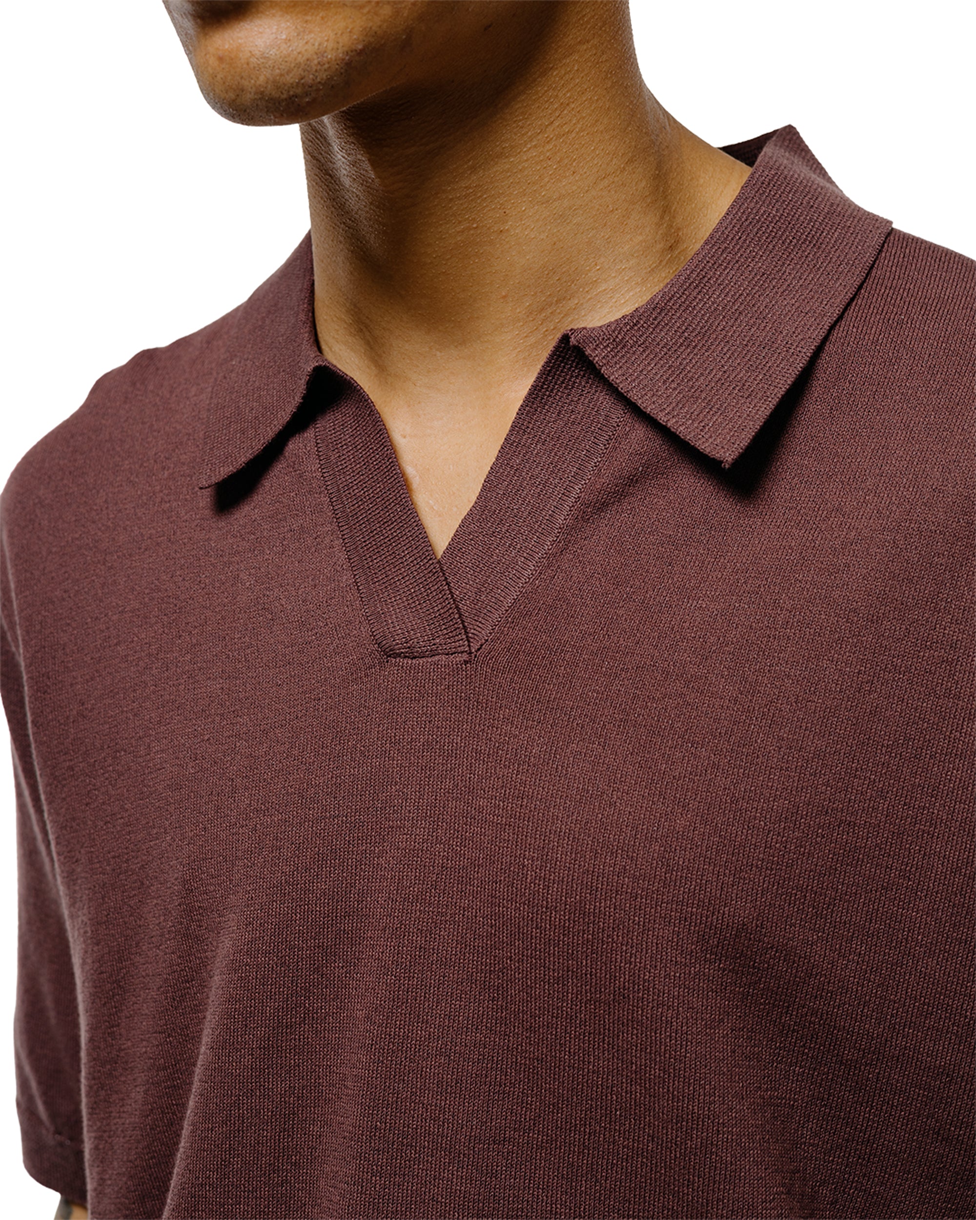 Norse Projects Anholt Cotton Paper Polo Shale - Image 3