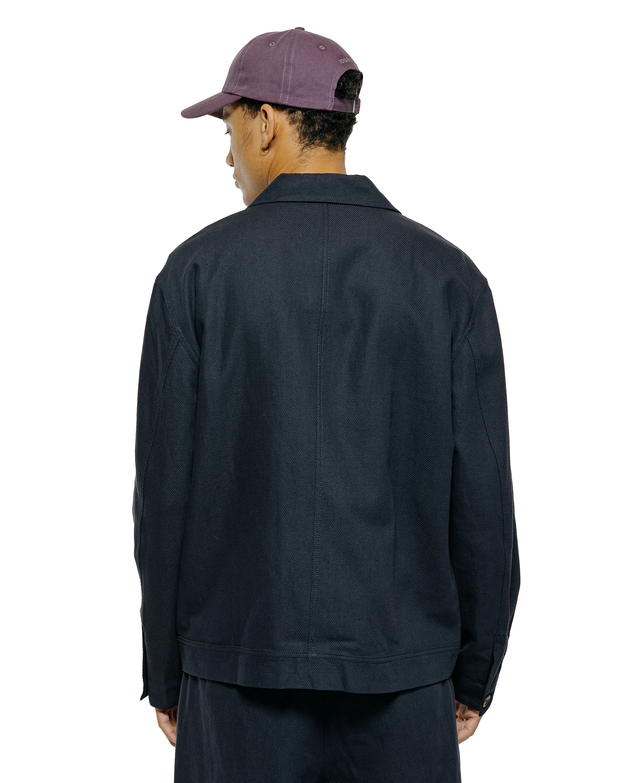 Norse Projects Arresskov Cotton Linen Twill Overshirt Dark Navy - Image 3